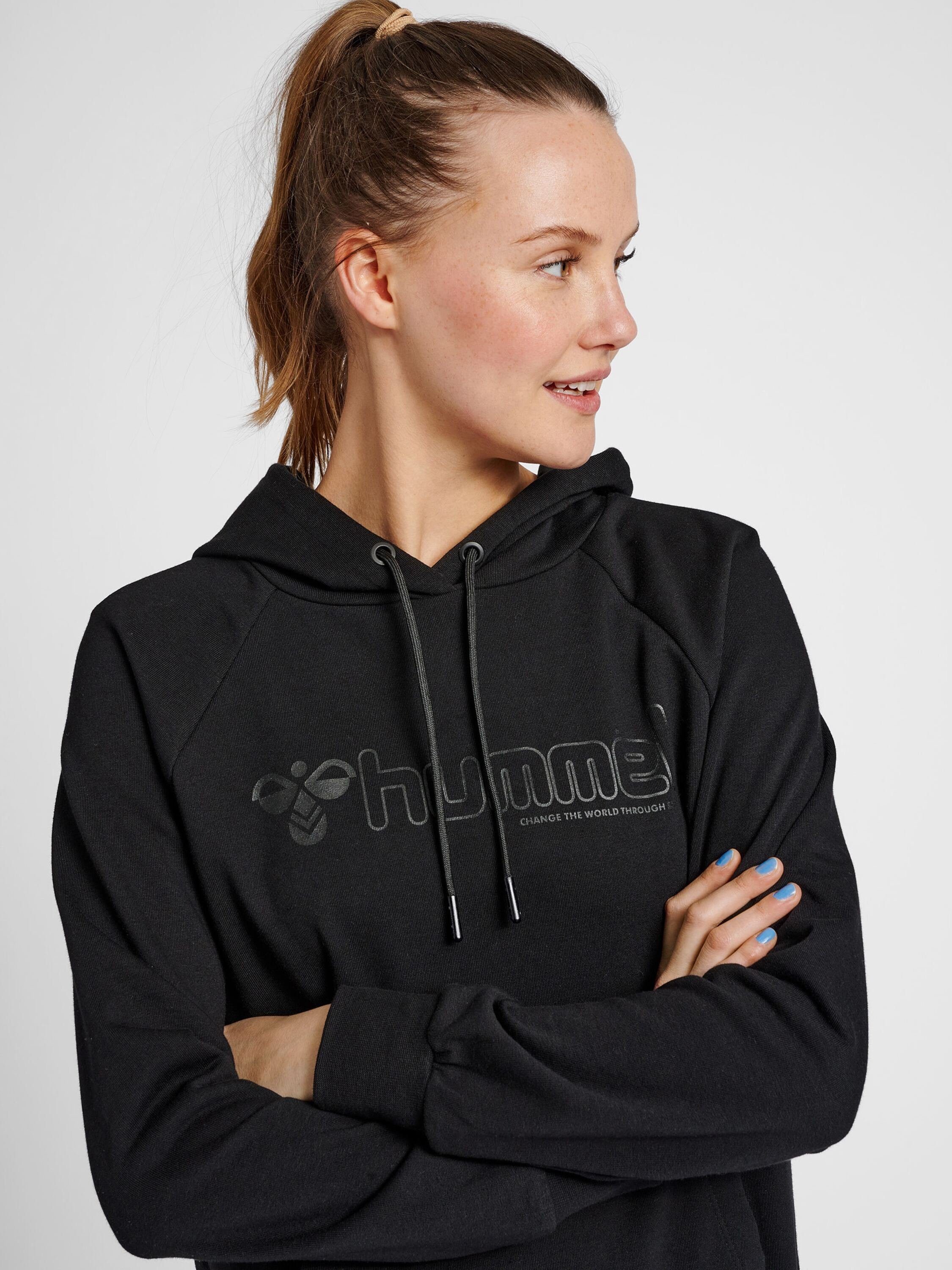 Sweatshirt Noni Details, (1-tlg) Plain/ohne 2.0 hummel Weiteres Detail Schwarz