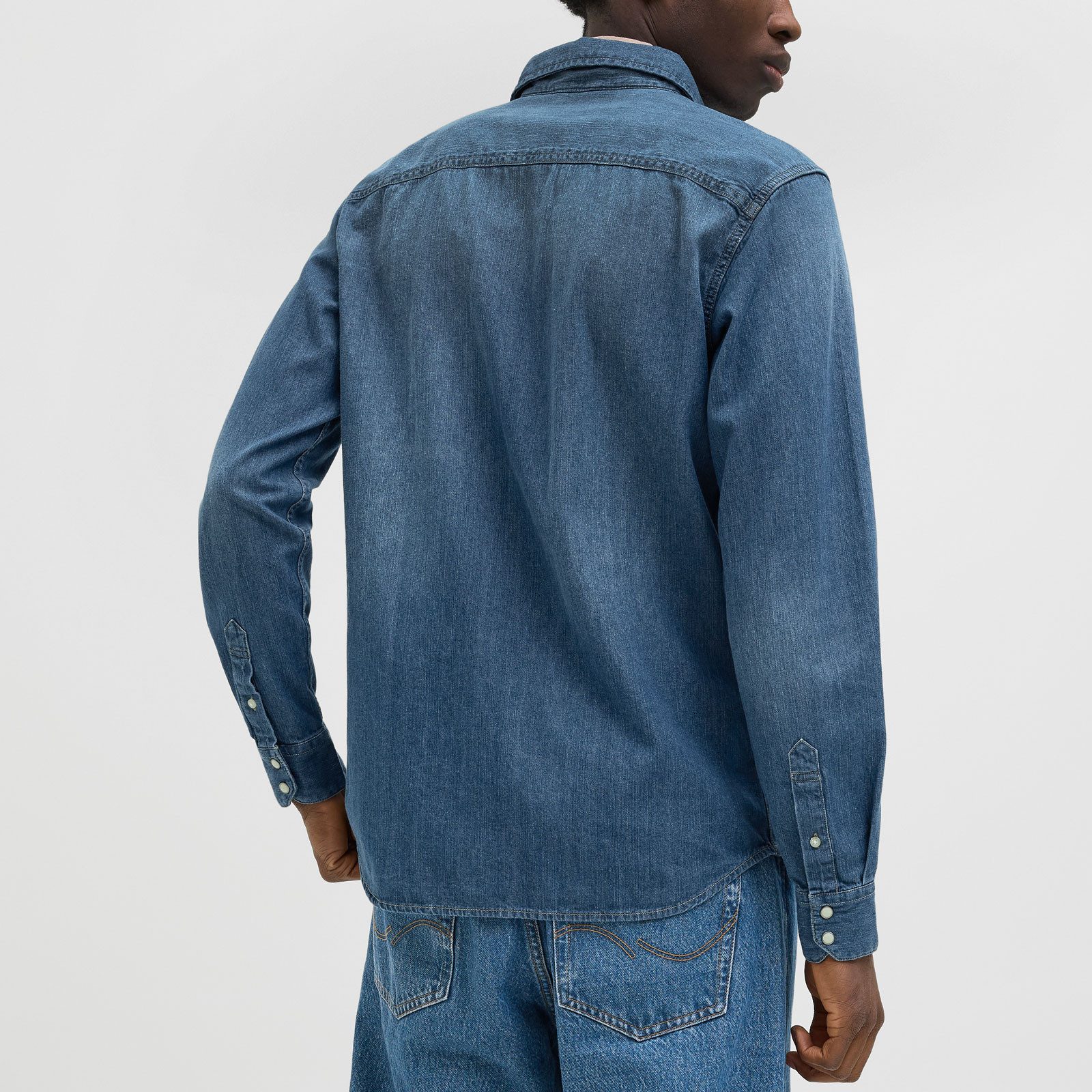 Jack & Jones Jeanshemd JJESHERIDAN Shirt L/S NOOS mit Brusttaschen