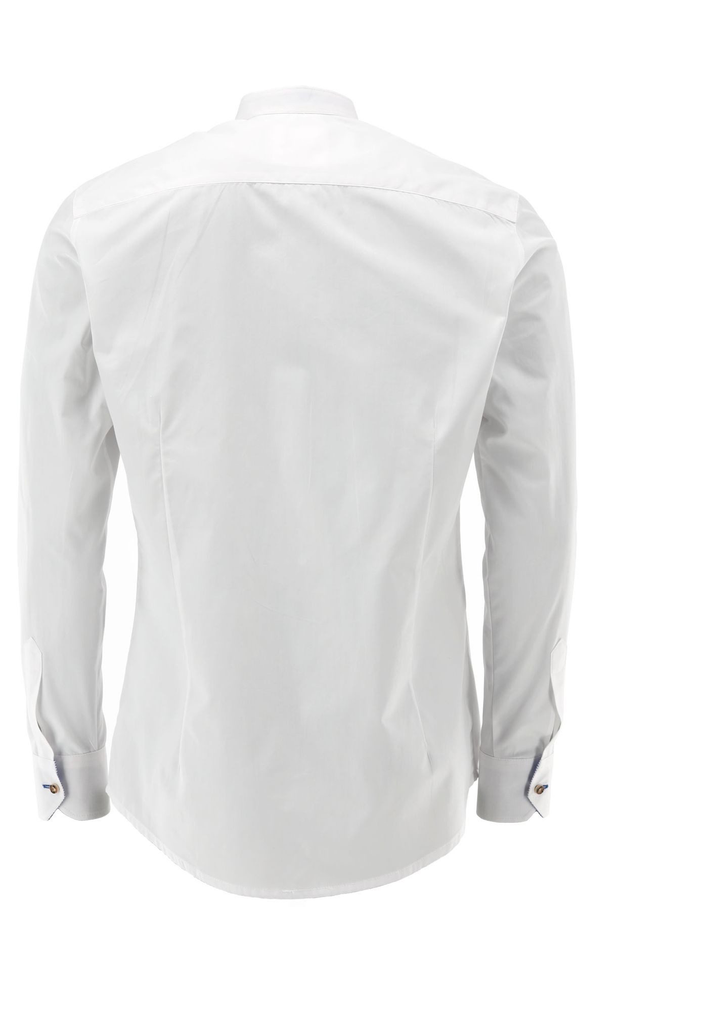 OS Trachten Trachtenhemd Omsaya Langarmhemd mit Stehkragen mit besticktem R günstig online kaufen