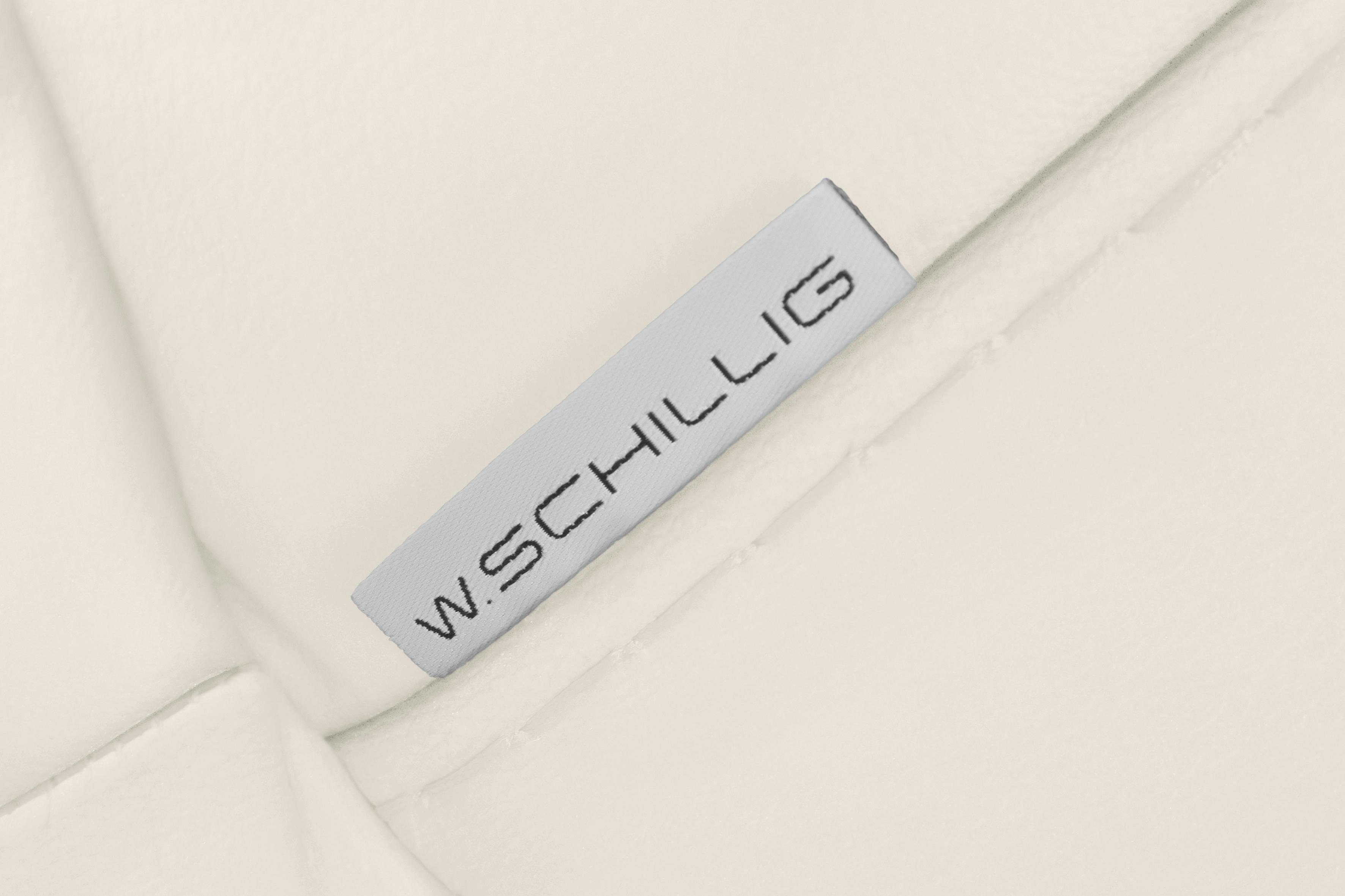 W.SCHILLIG 2-Sitzer glänzend, Metallfüßen 192 montanaa, Chrom cm mit Breite in