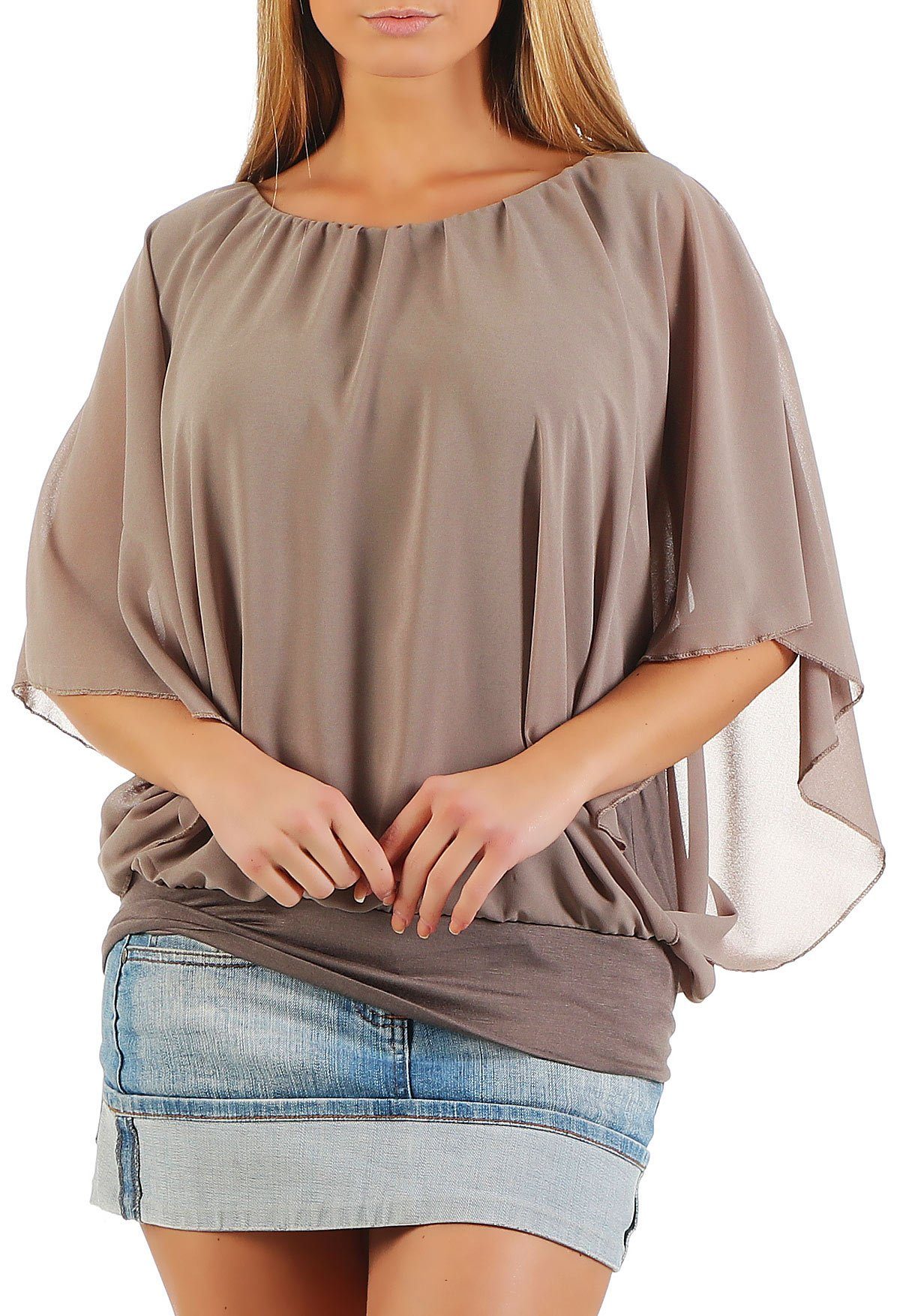 malito more than fashion Chiffonbluse 6296 günstig online kaufen