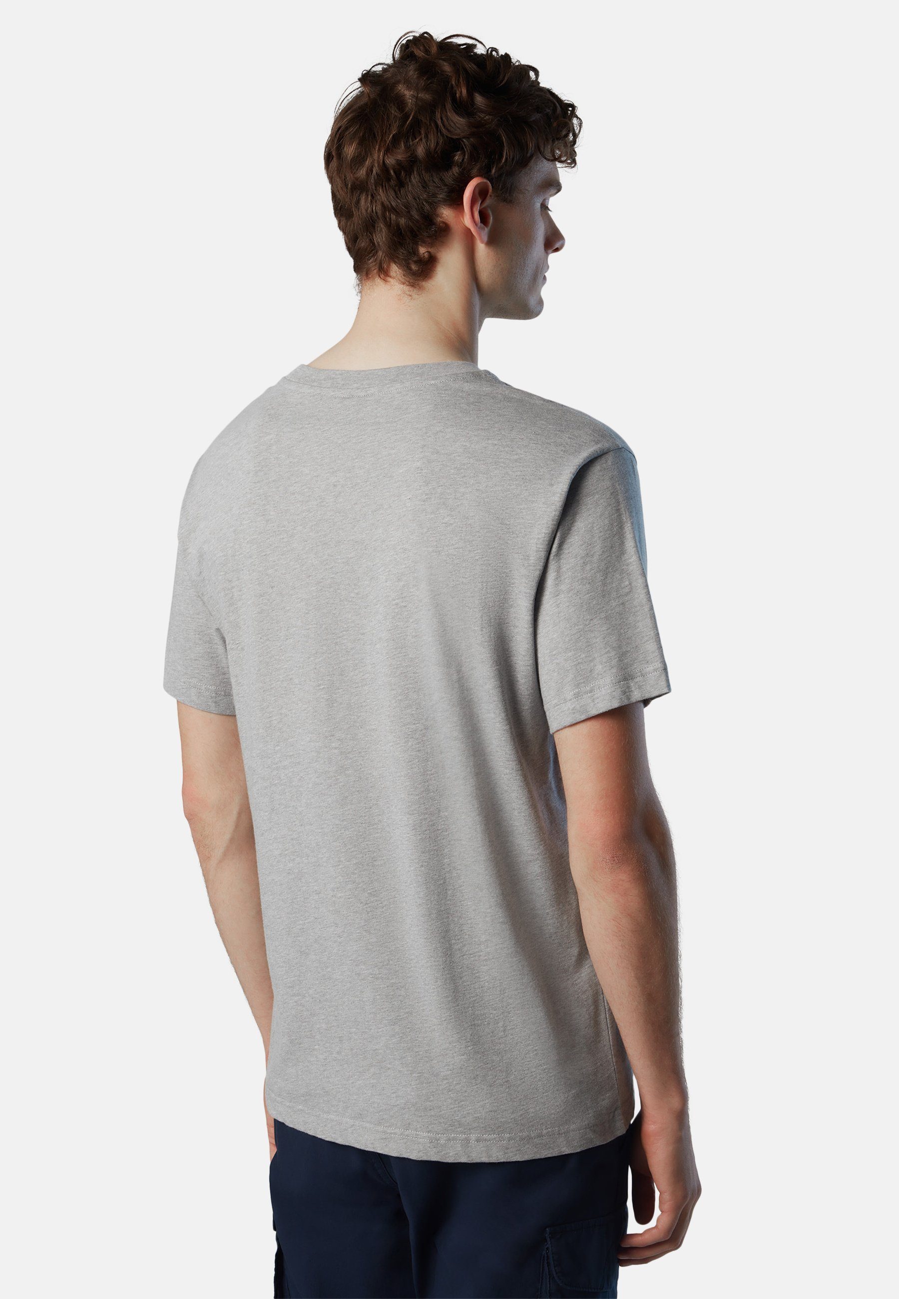 T-Shirt Brustaufdruck grey mit T-Shirt North Sails
