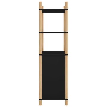 vidaXL Sideboard Highboard Schwarz 60x40x141 cm Holzwerkstoff (1 St)