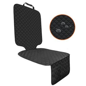 L & P Car Design Kindersitzunterlage Kindersitzschoner in schwarz ISOFIX geeignet Cordura Material, 2 Stück