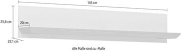FORTE Wandregal Iloppa, Breite 145 und 205 cm