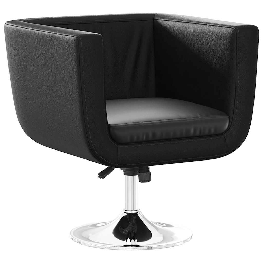 furnicato Relaxsessel Drehbarer Barsessel Schwarz 63x59x(66,5-75,5) cm