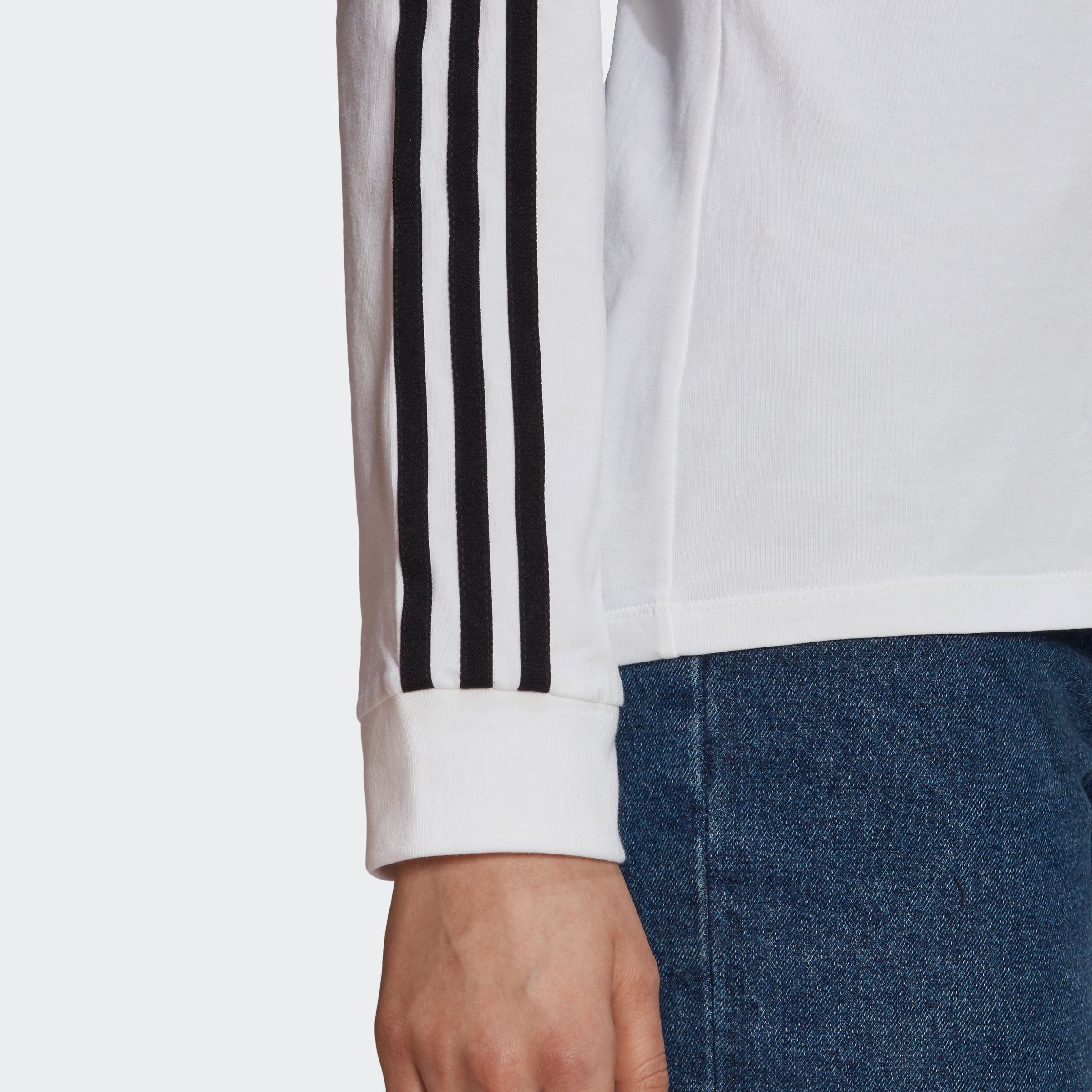 adidas Originals Langarmshirt WHITE/BLACK CLASSICS ADICOLOR LONGSLEEVE