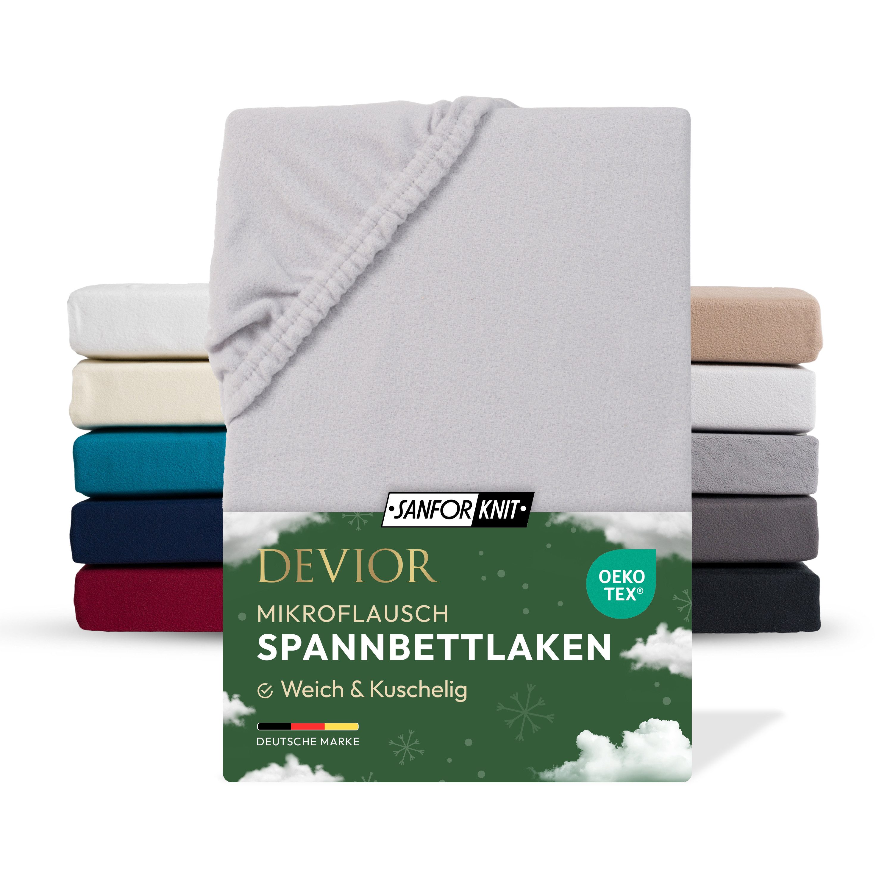 Devior Spannbettlaken Fleece 100% Polyester, kuschelig günstig online kaufen