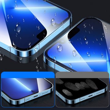 JOYROOM Handyhülle Schutzglas gehärtetes Glas mit Befestigungskit für iPhone 13 Pro Max 6.7" Klar (JR-PF973)