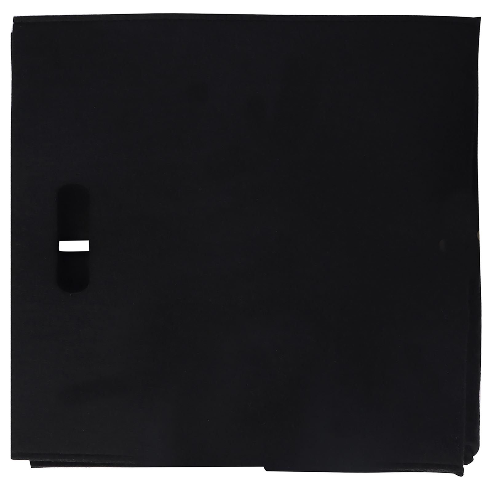 IDIMEX Aufbewahrungsbox FELT (Set), Stoff Aufbewahrungsbox aus Filz, Regalkorb im 2er Set, 32x32cm schwarz