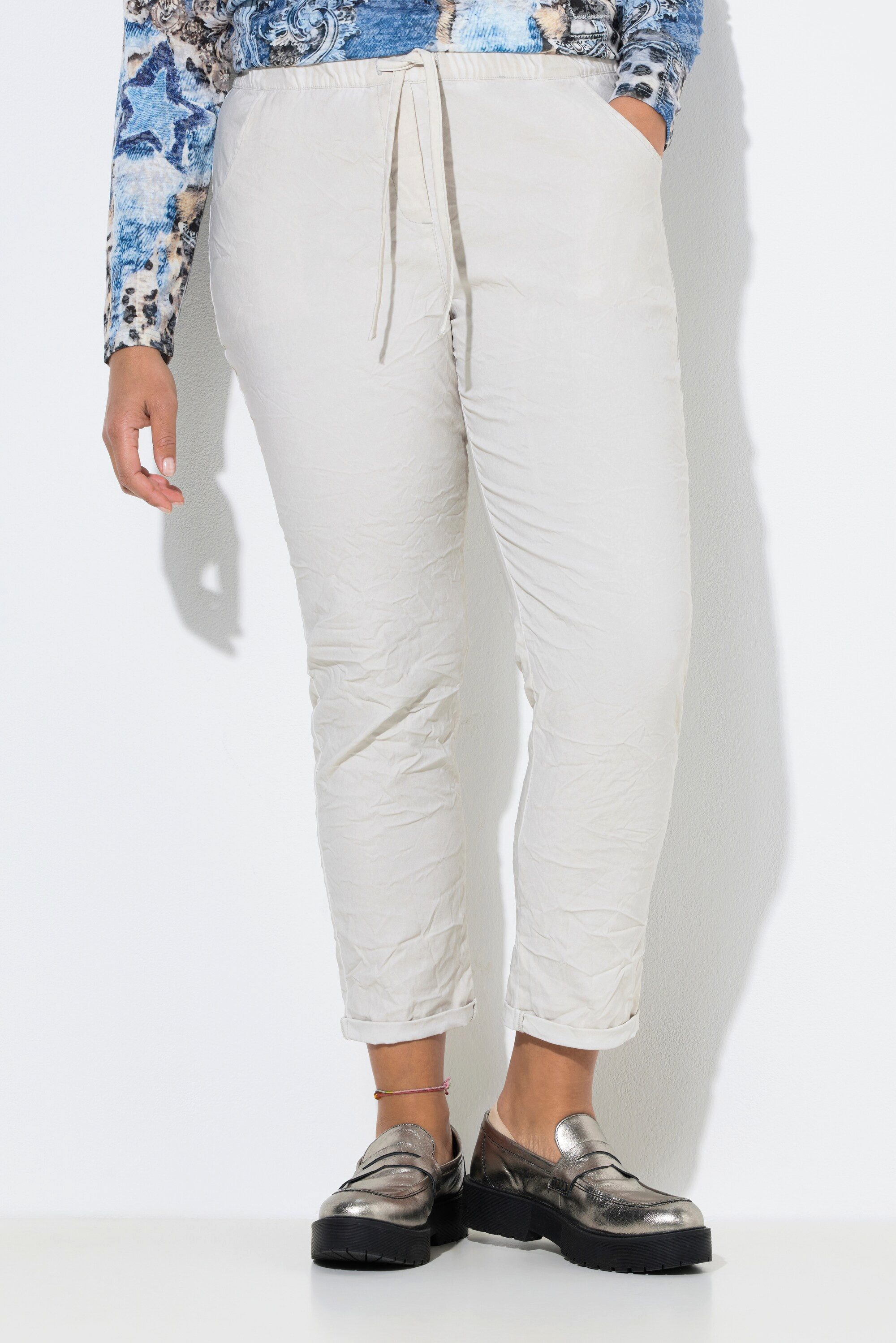 Angel of Style Funktionshose Hose Jogg Style Crincle-Look Elastikbund