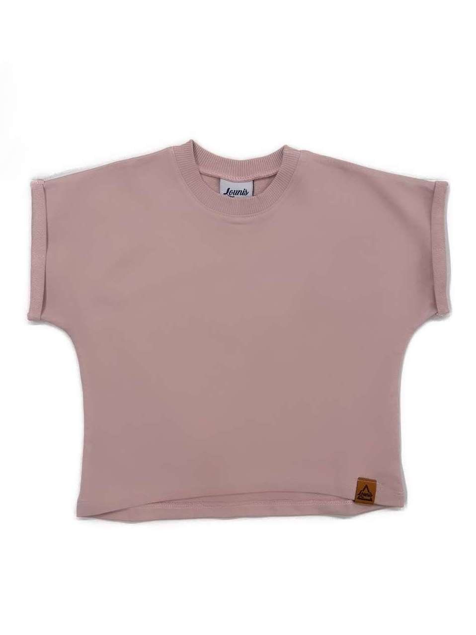 Babys Kindershirt Kleinkinder T-Shirt - Lounis Altrosa Oversize-Shirt aus - & - Baumwolle
