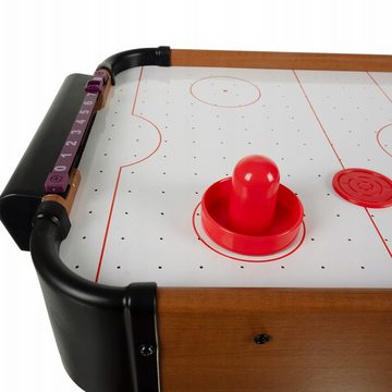 KRUZZEL Spiel, Mini Air-Hockey-Tisch Tischspiel Lufthockey für Kinder