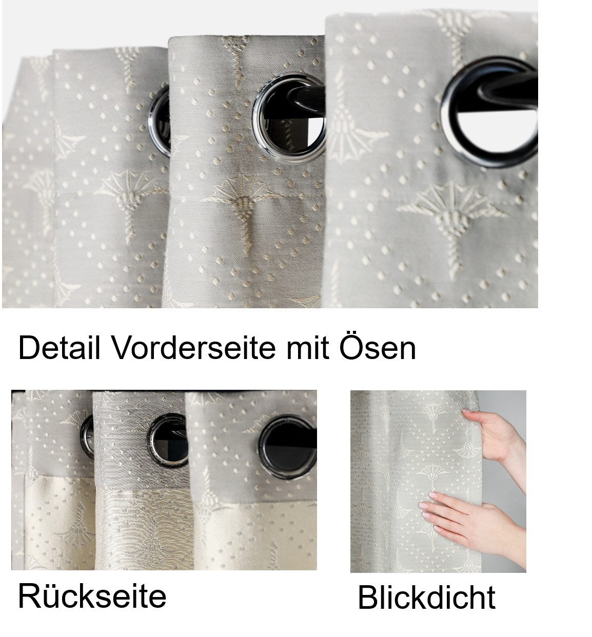JOOP! Vorhang Fertig-Vorhang Cornflower Charm günstig online kaufen