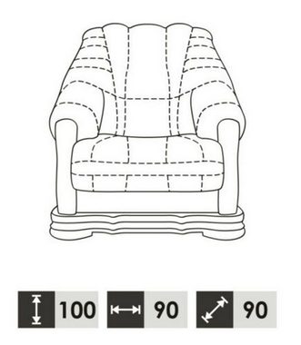 JVmoebel Sofa Sofagarnitur 3+1 Sitzer Klassischer Wohnlandschaft Sofa, Made in Europe