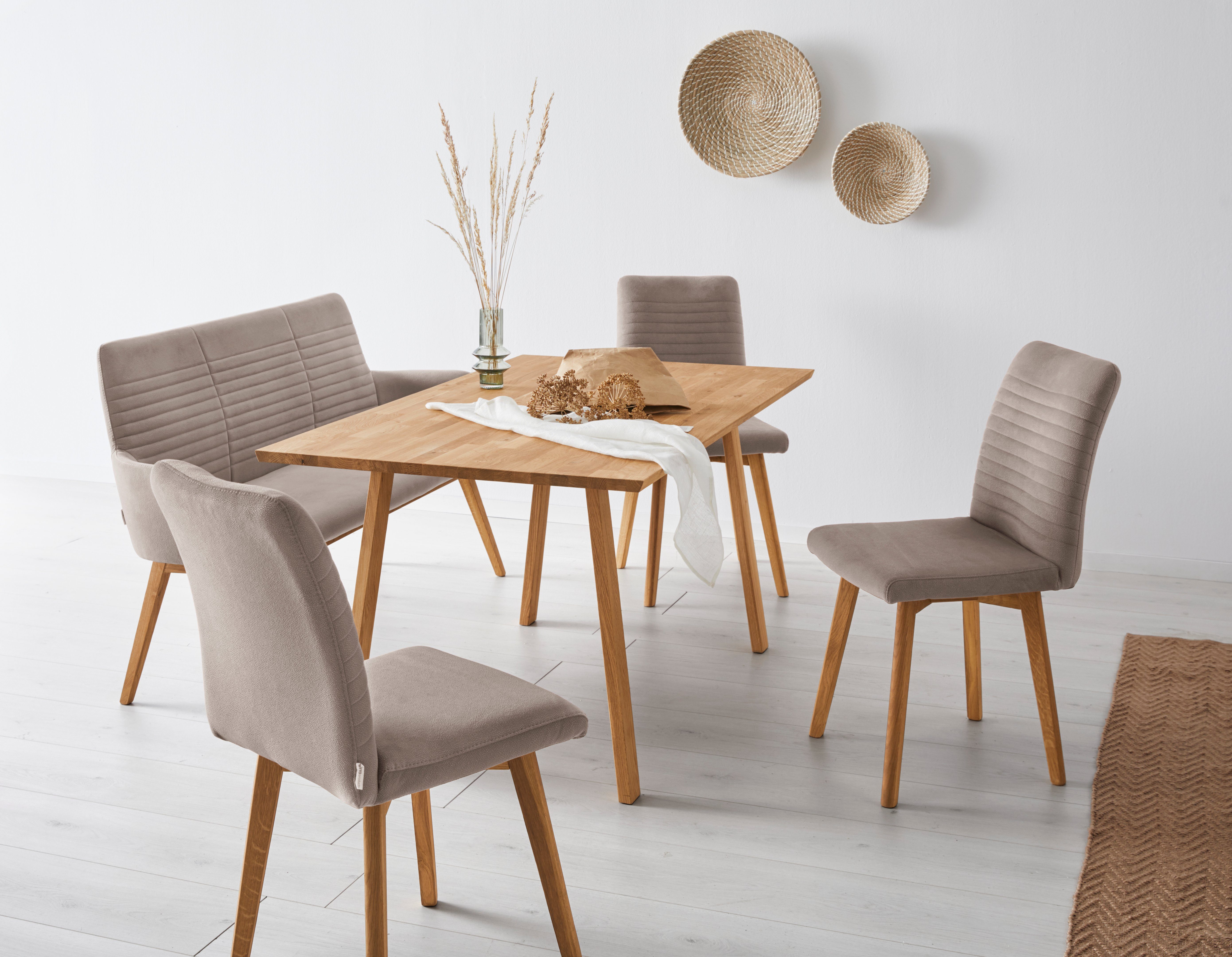 OTTO products Esszimmerstuhl Alessja (Set, 2 St), Bezug aus Microfaser, Ges günstig online kaufen