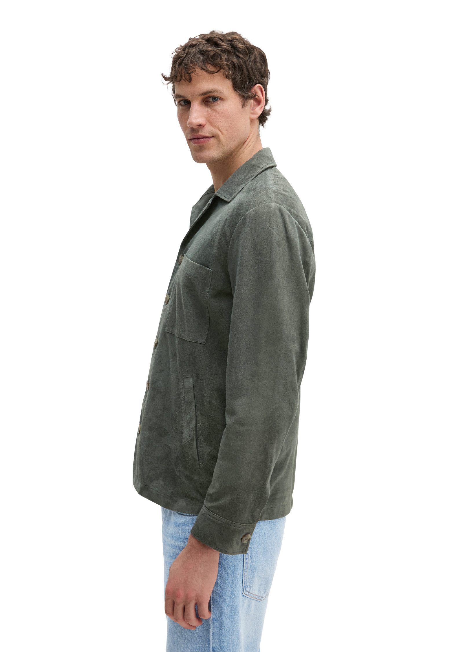 Marc O'Polo Lederjacke aus weichem Veloursleder günstig online kaufen