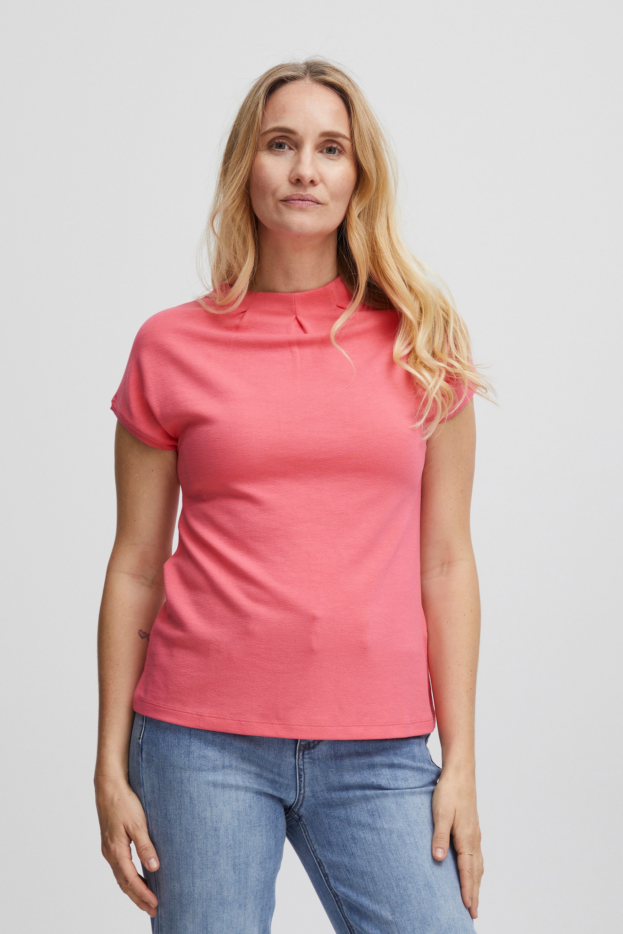 fransa Blusentop Bluse kurzarm FRZASKATER