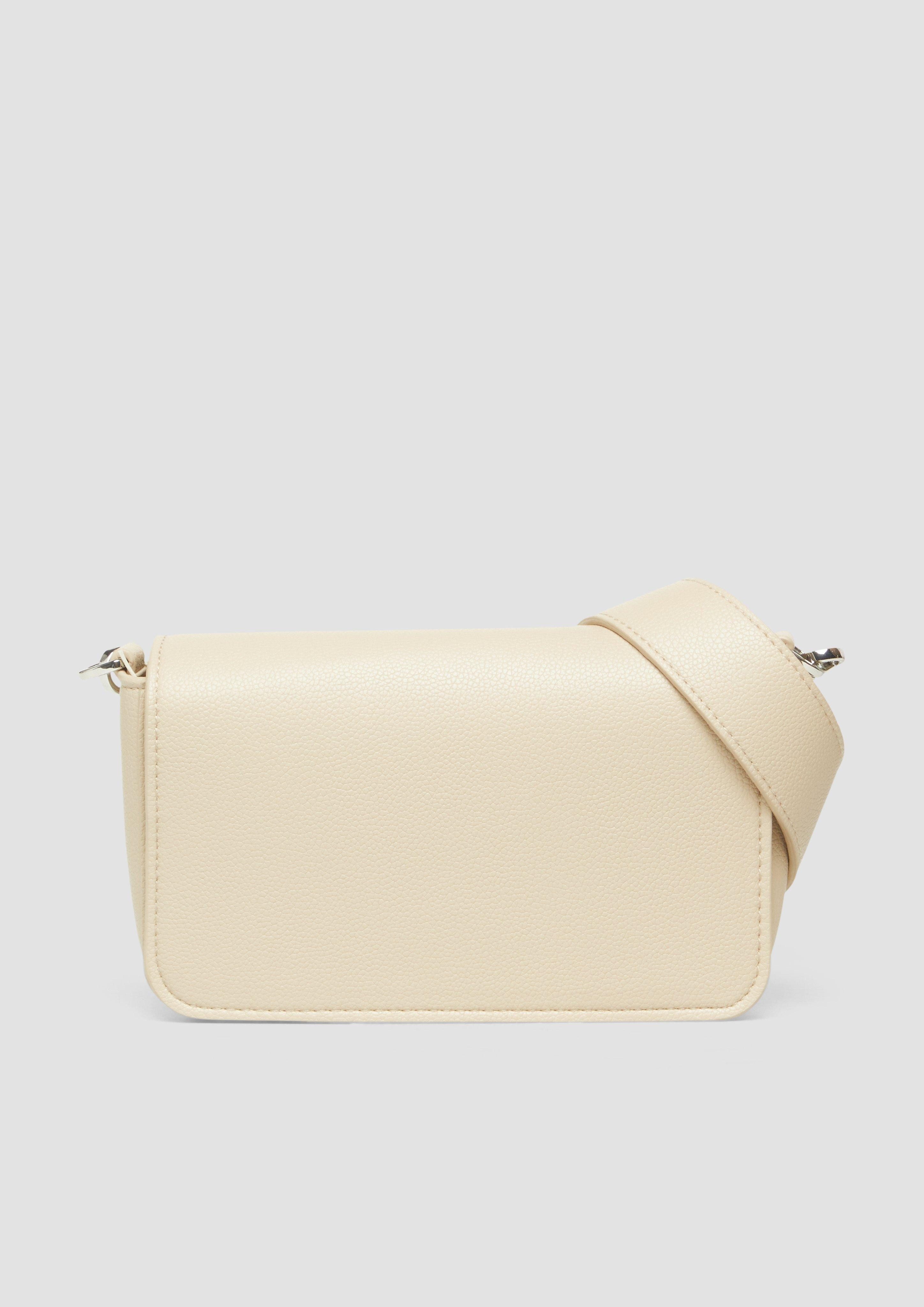 Tragetasche Crossbody-Bag aus Lederimitat mit Logo-Schultergurt