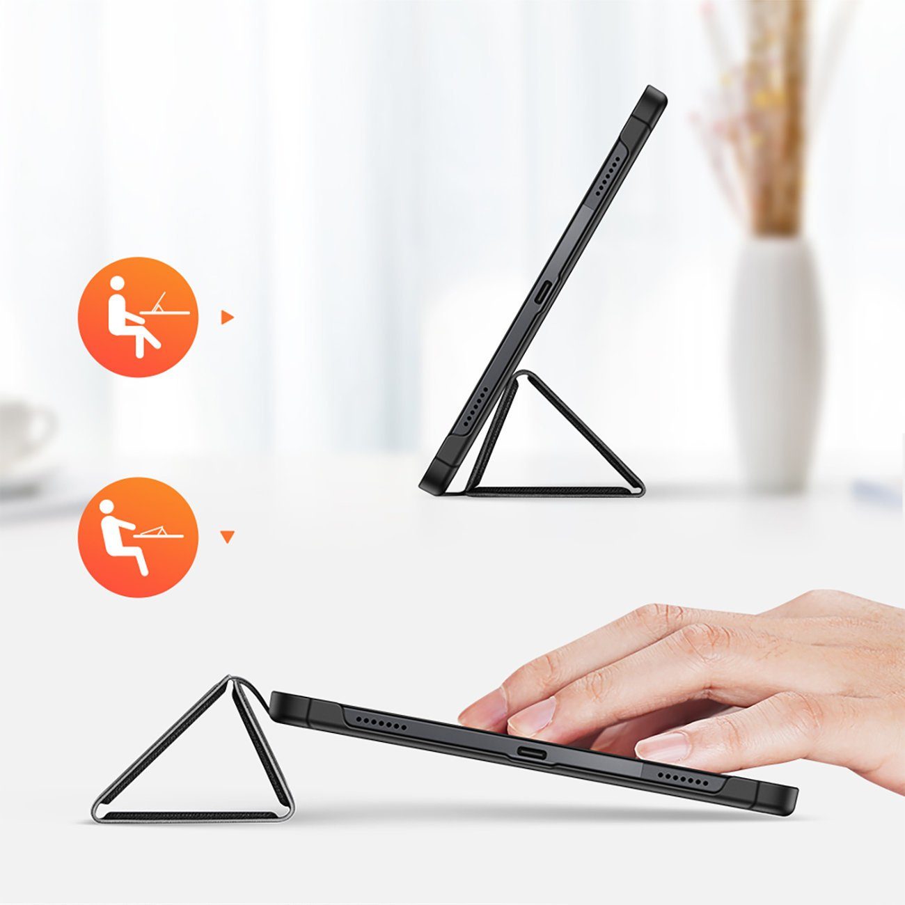 Dux Ducis Tablet-Hülle Hartschale Schutz Hülle Tasche Cover für Lenovo Tab M9 (TB310) blau