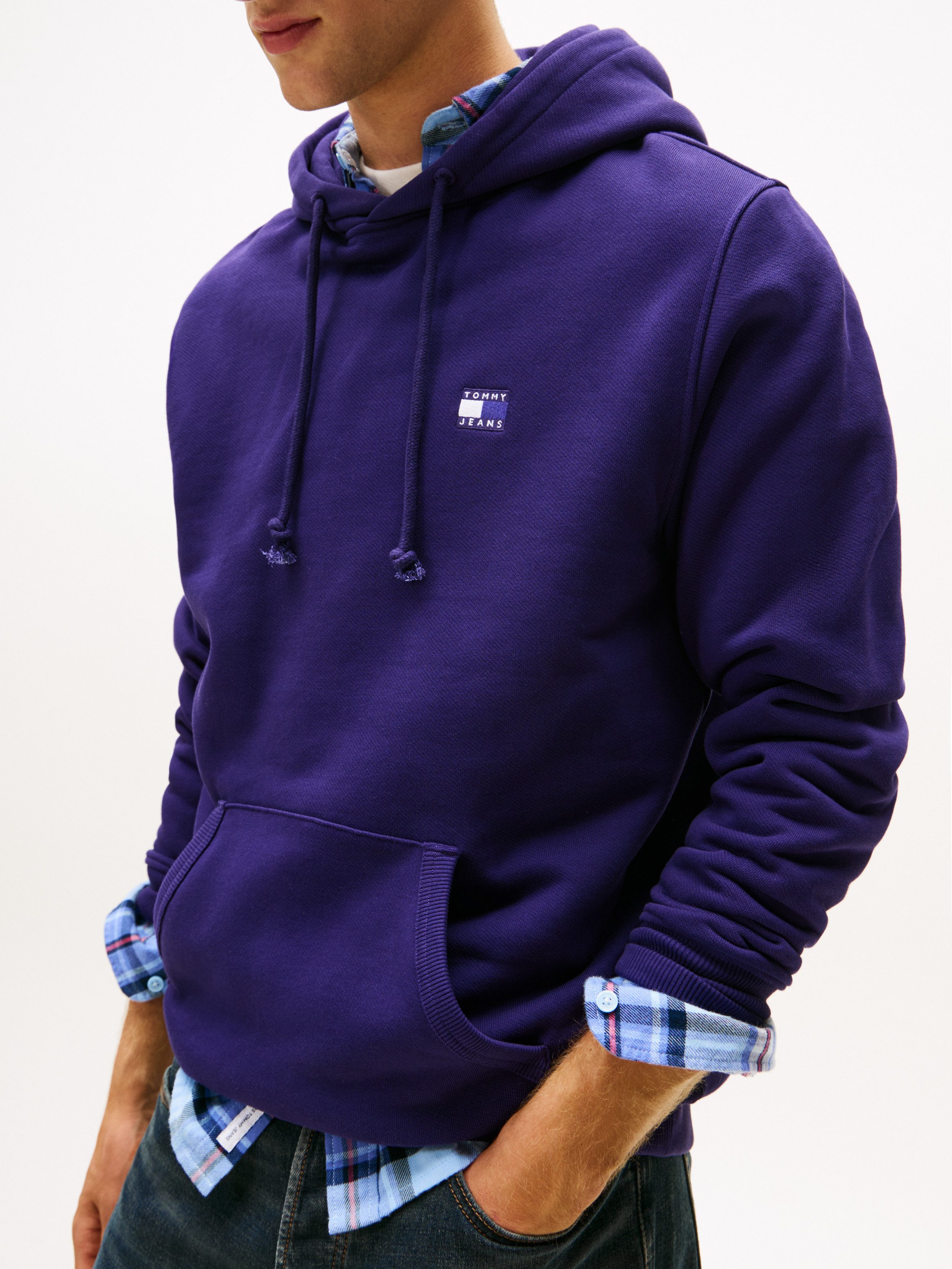 Tommy Jeans Hoodie TJM REG BADGE HOODIE EXT Mit Rundhalsausschnitt günstig online kaufen