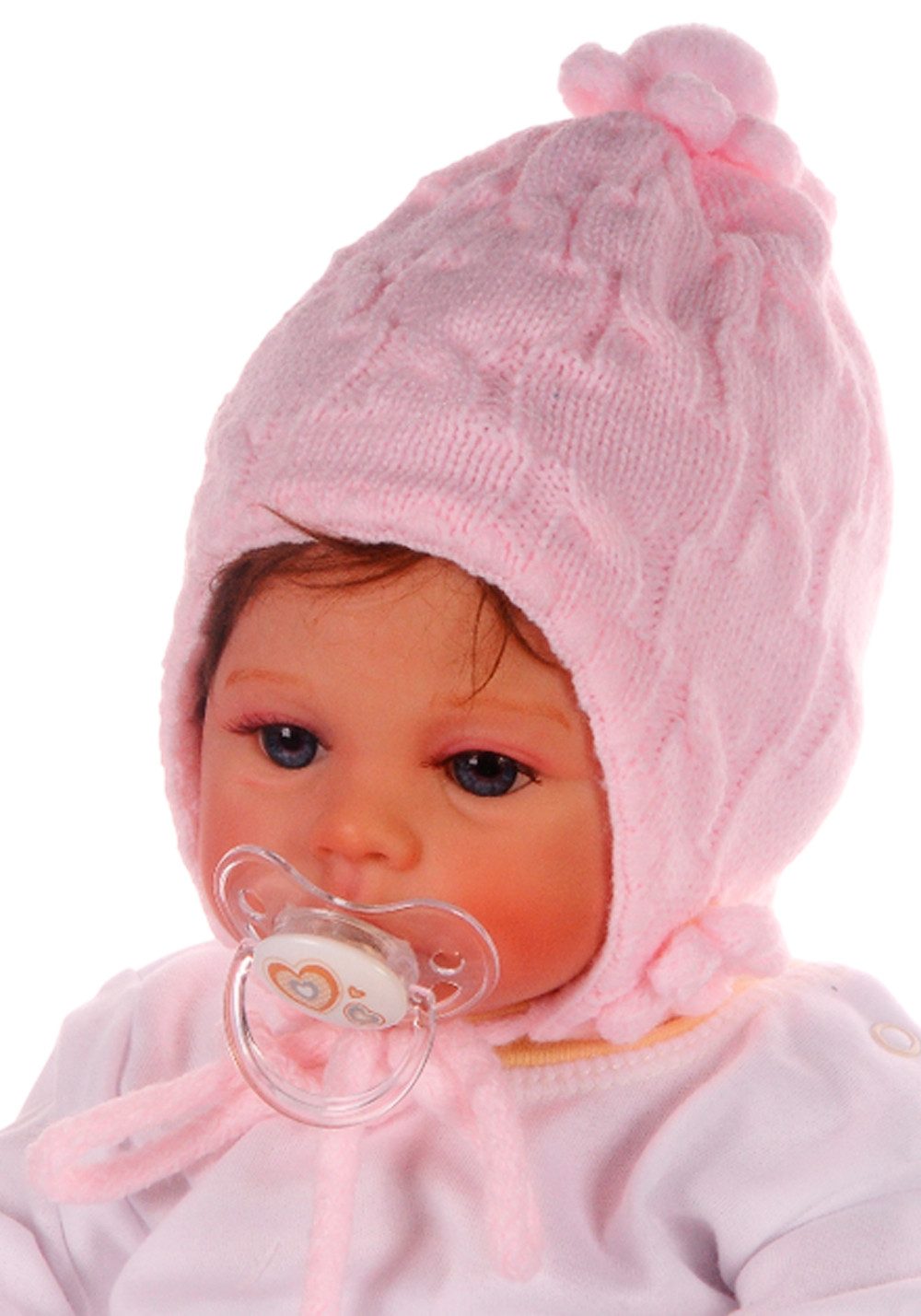 Erstlingsmütze Babymütze Mütze für Neugeborene Baby Mütze in Rosa
