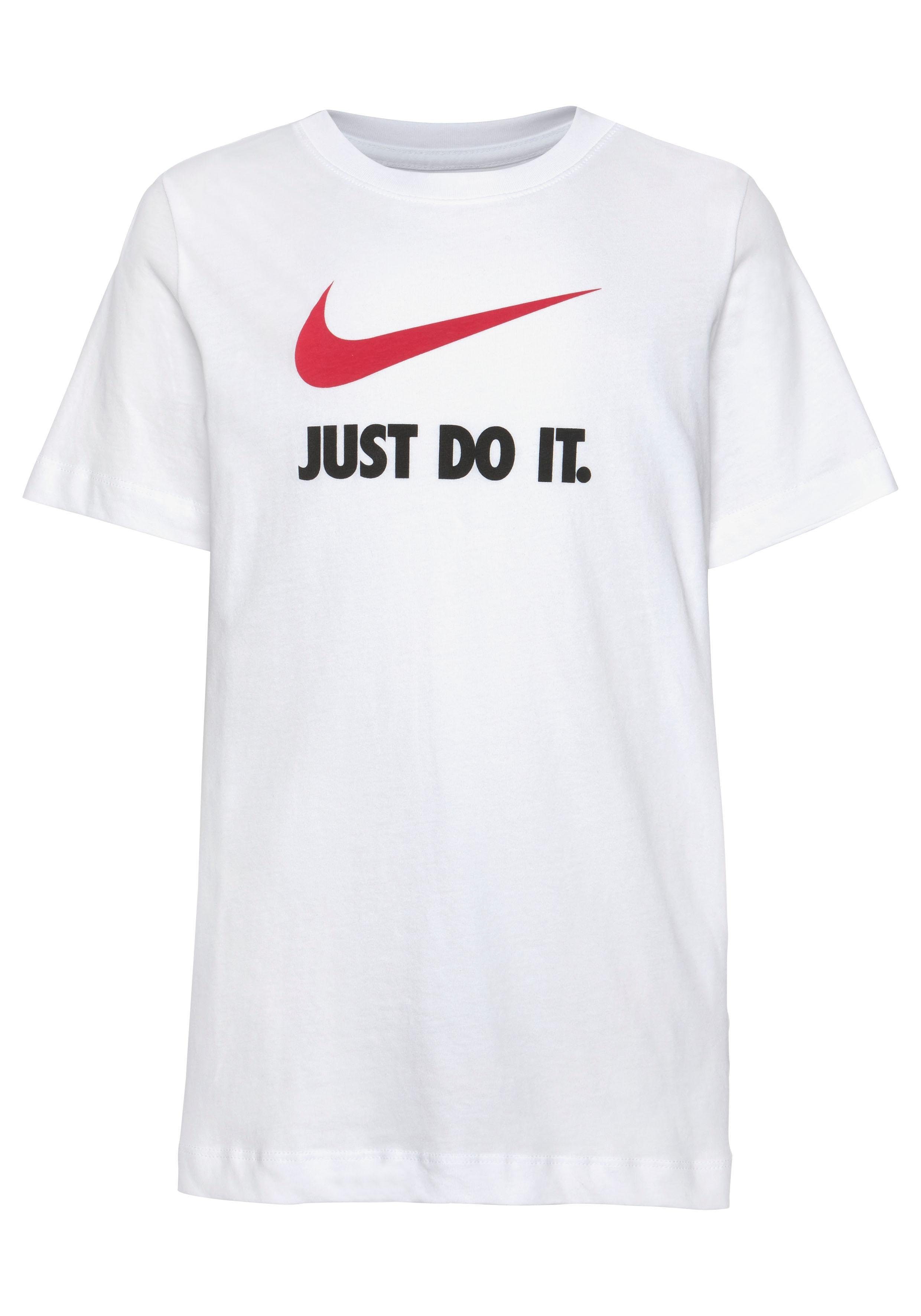 T-Shirt Big Nike Kids' Sportswear JDI weiß T-Shirt