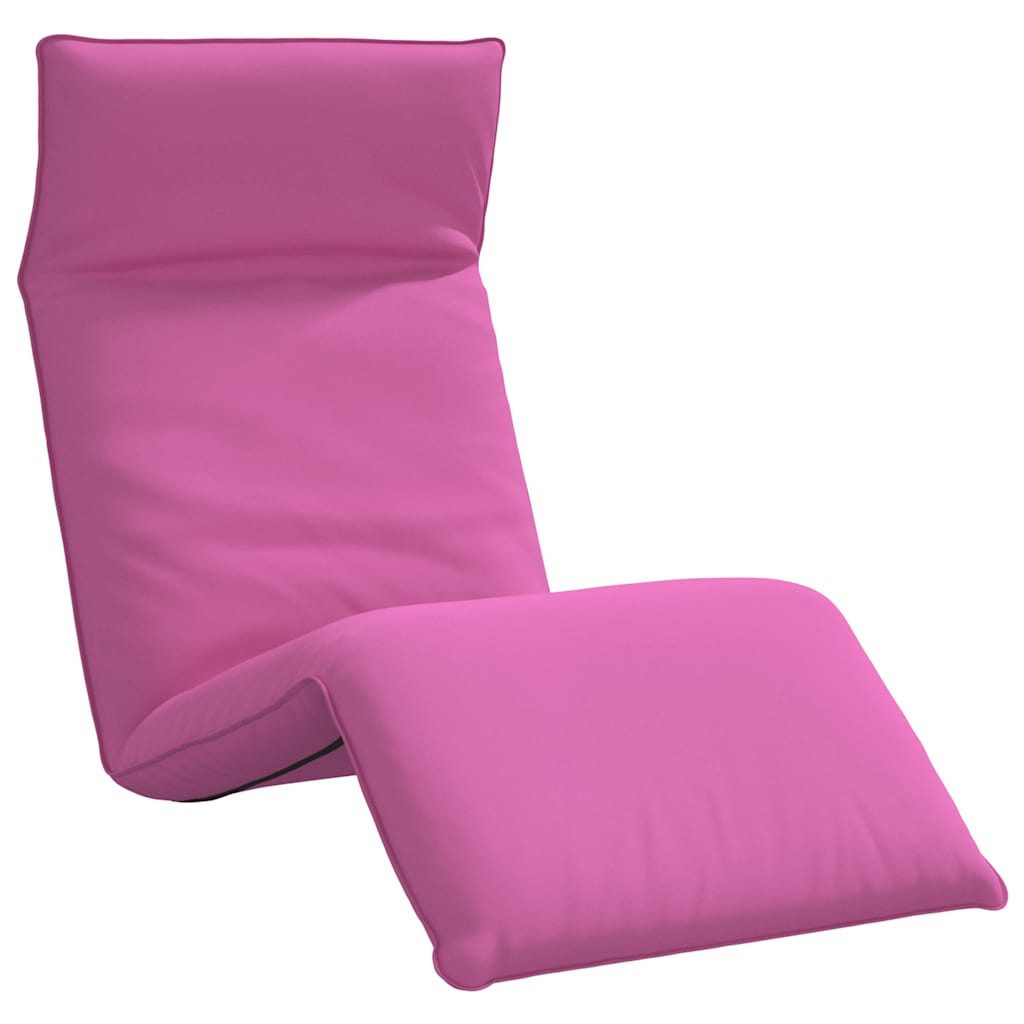 vidaXL Gartenliege Sonnenliege Klappbar Rosa 175x54x8,5 cm Oxford-Gewebe, 1 St.