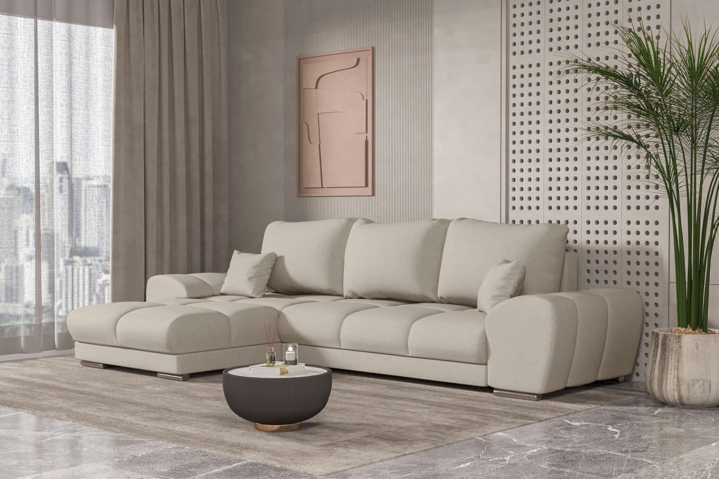 99rooms Ecksofa Antalya, Sofa L-Form, Eckcouch, günstig online kaufen