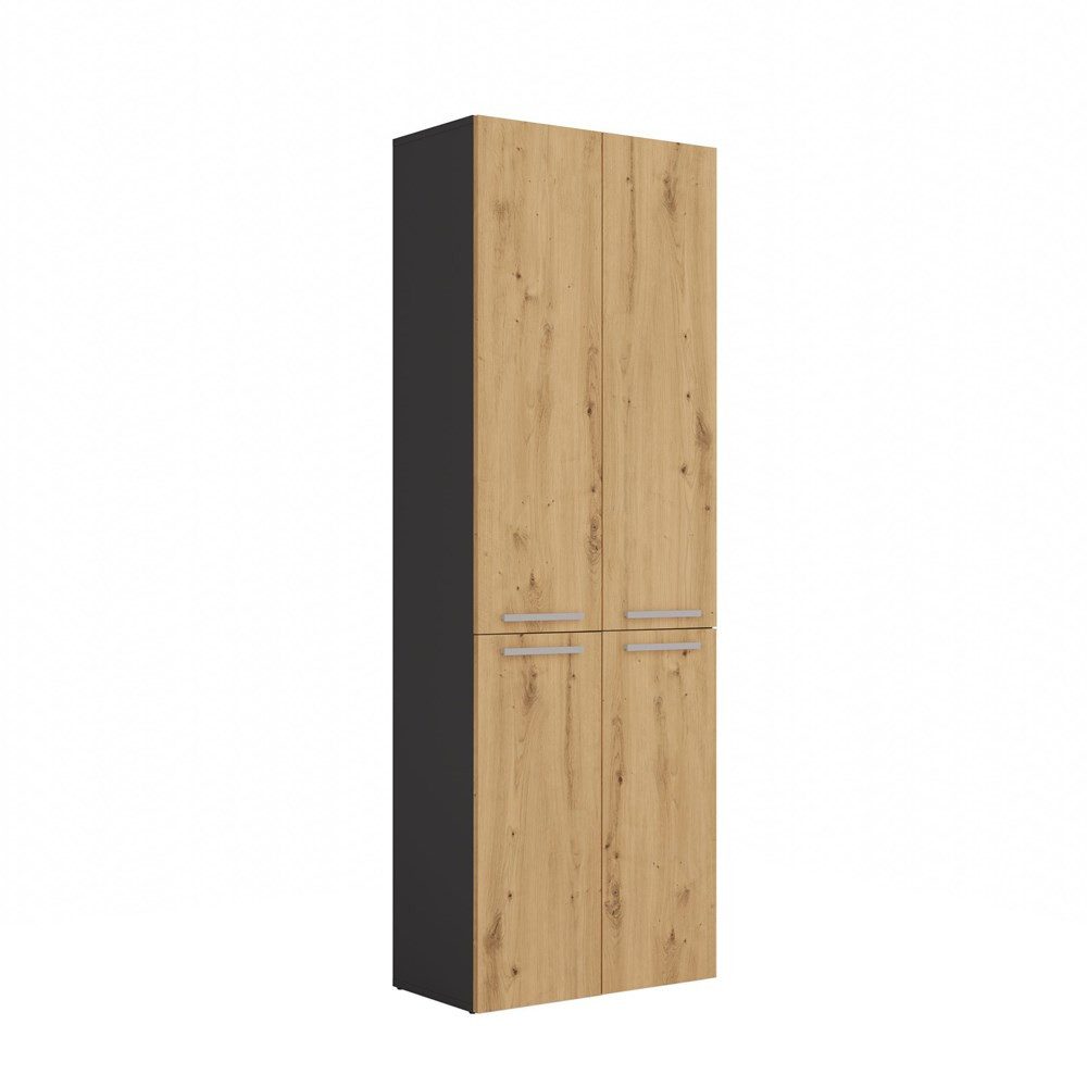 MAGOWA Badkommode Badezimmerschrank NEL 2 mit Türen & Körben, in verschiedenen Farben (Höhe: 174 cm - Breite: 60 cm - Tiefe: 30 cm), In mehreren modernen Farbvarianten wählbar