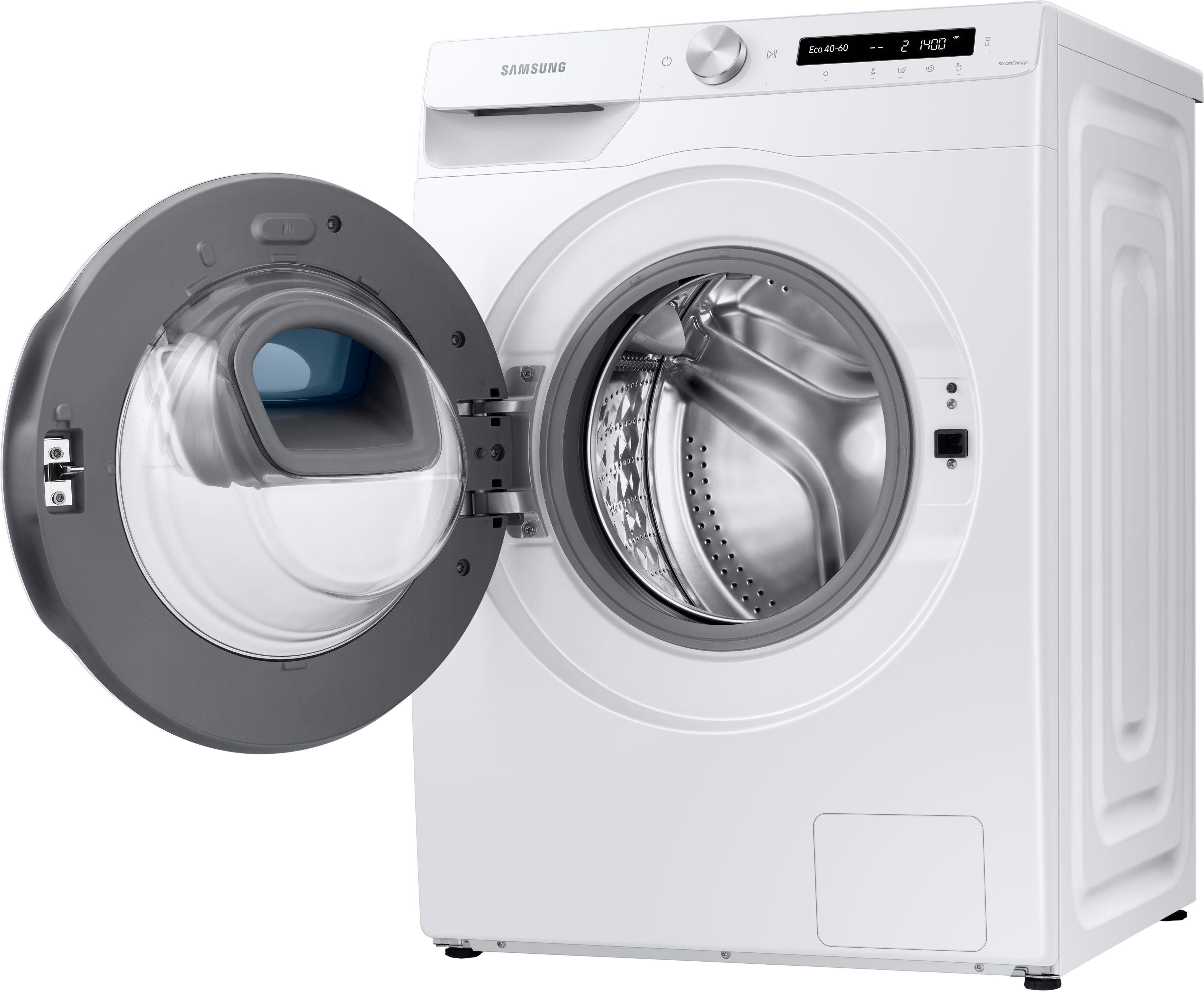 U/min, 1400 WW5500T AddWash™ WW80T554ATW, kg, Waschmaschine Samsung 8
