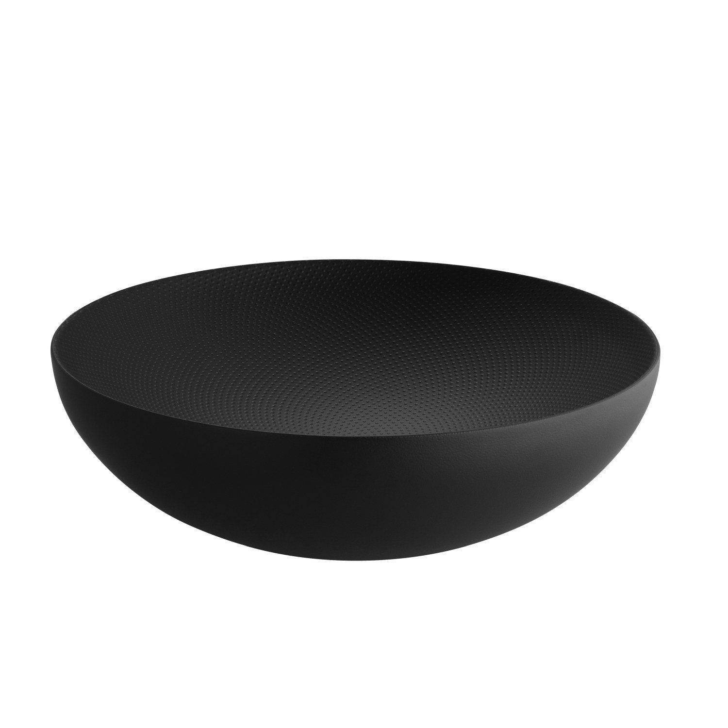 Obstschale Double Schwarz 25 cm