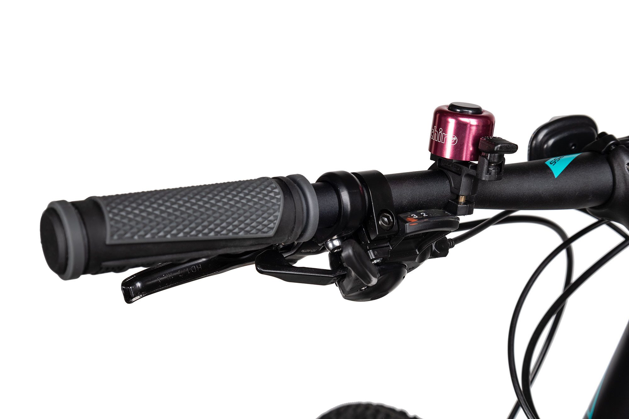 Chirp Fahrradklingel Minibell, rot eloxiert
