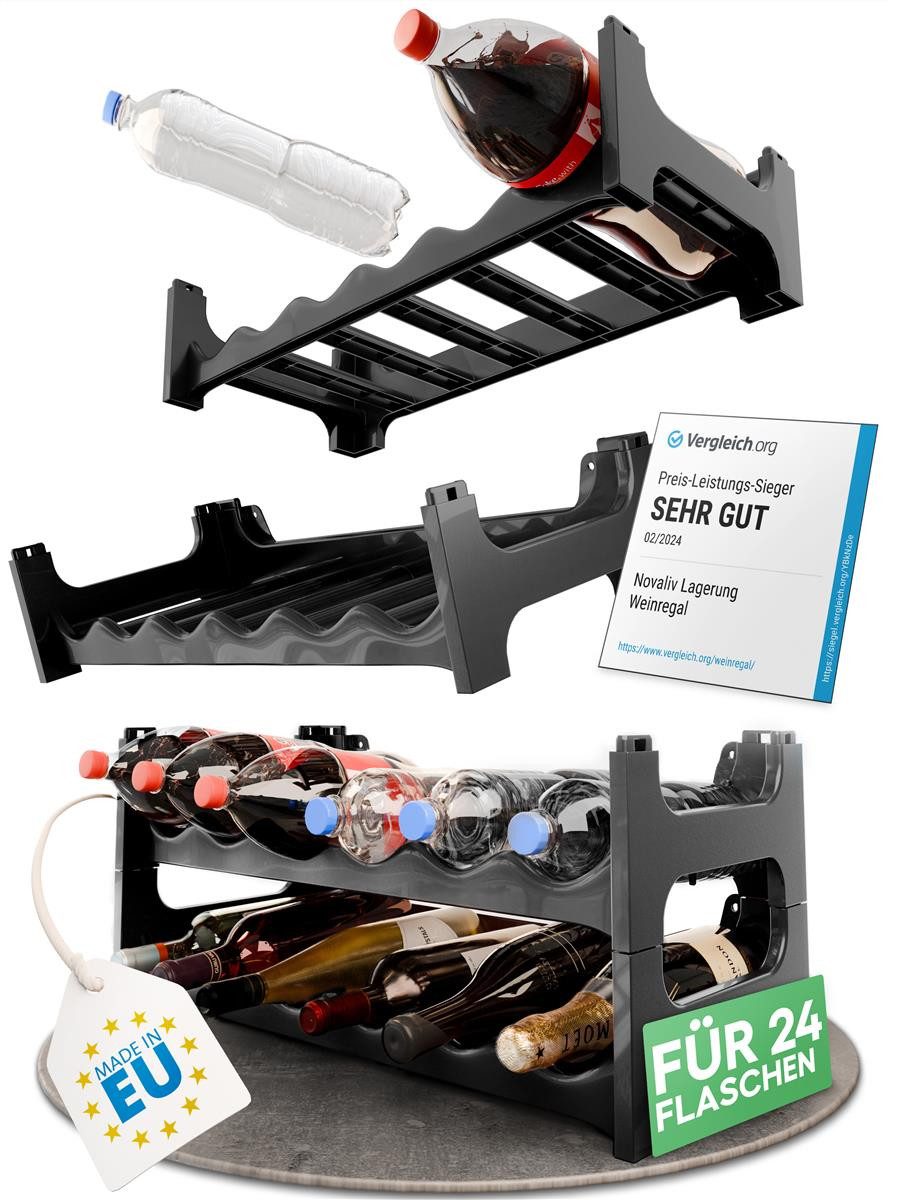 Novaliv Regal -, Spar-Set 4-tlg., Stapelbar,platzsparend, günstig online kaufen