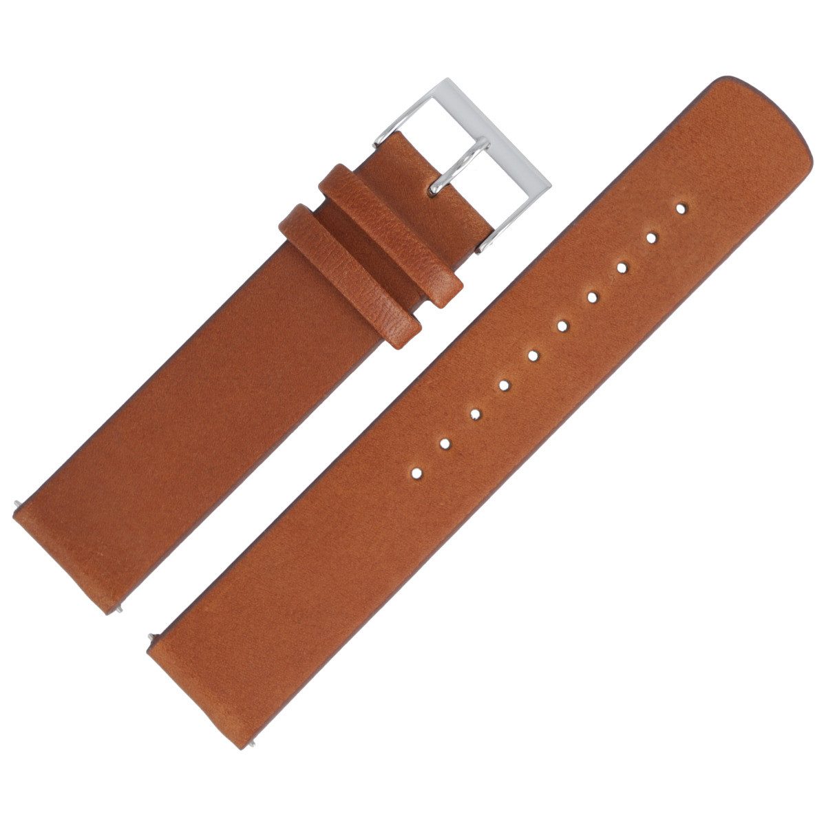 SKAGEN Uhrenarmband 20mm Leder Braun SKW6355