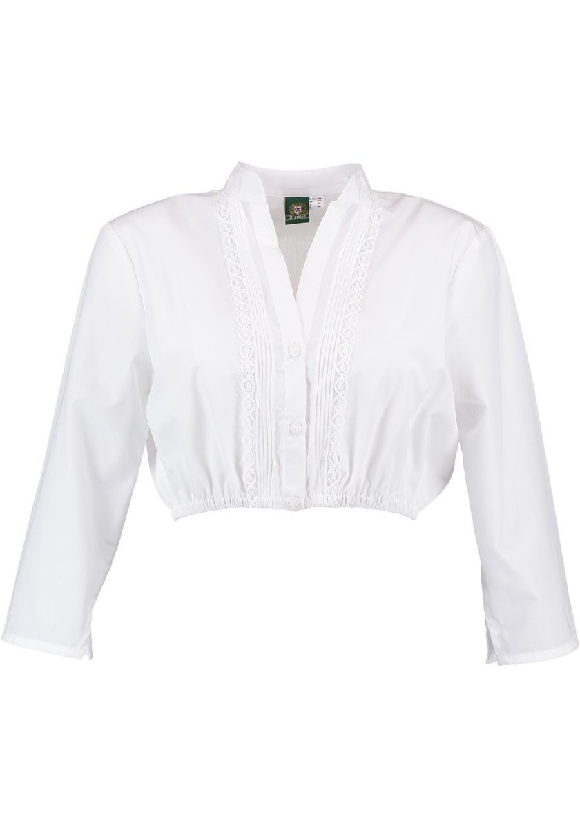 OS Trachten Trachtenbluse Qorito Unterziehbluse mit Spitze günstig online kaufen