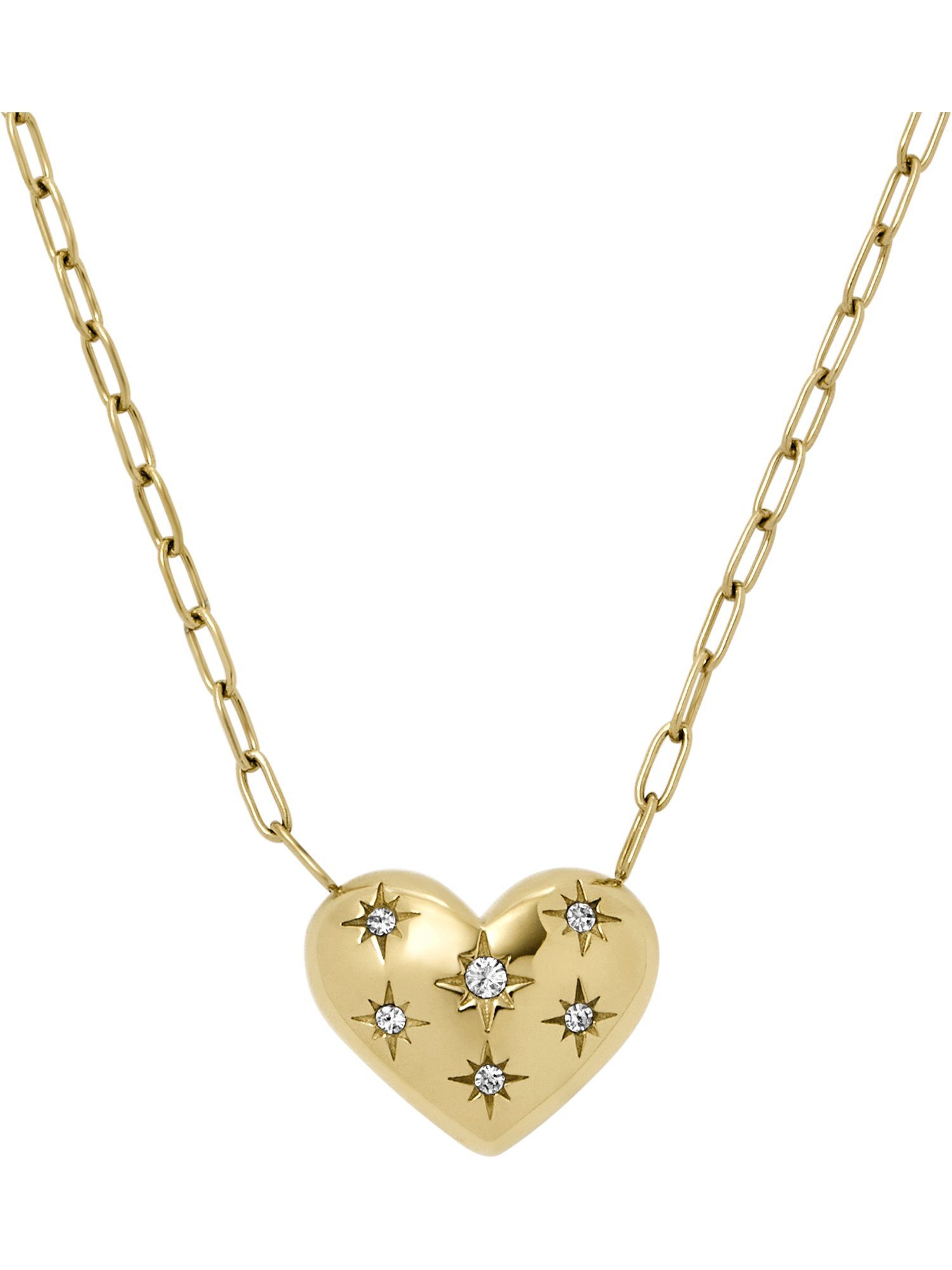 Fossil Collier Fossil Damen-Kette Edelst... Fossil Collier Fossil Damen-Kette Edelst...