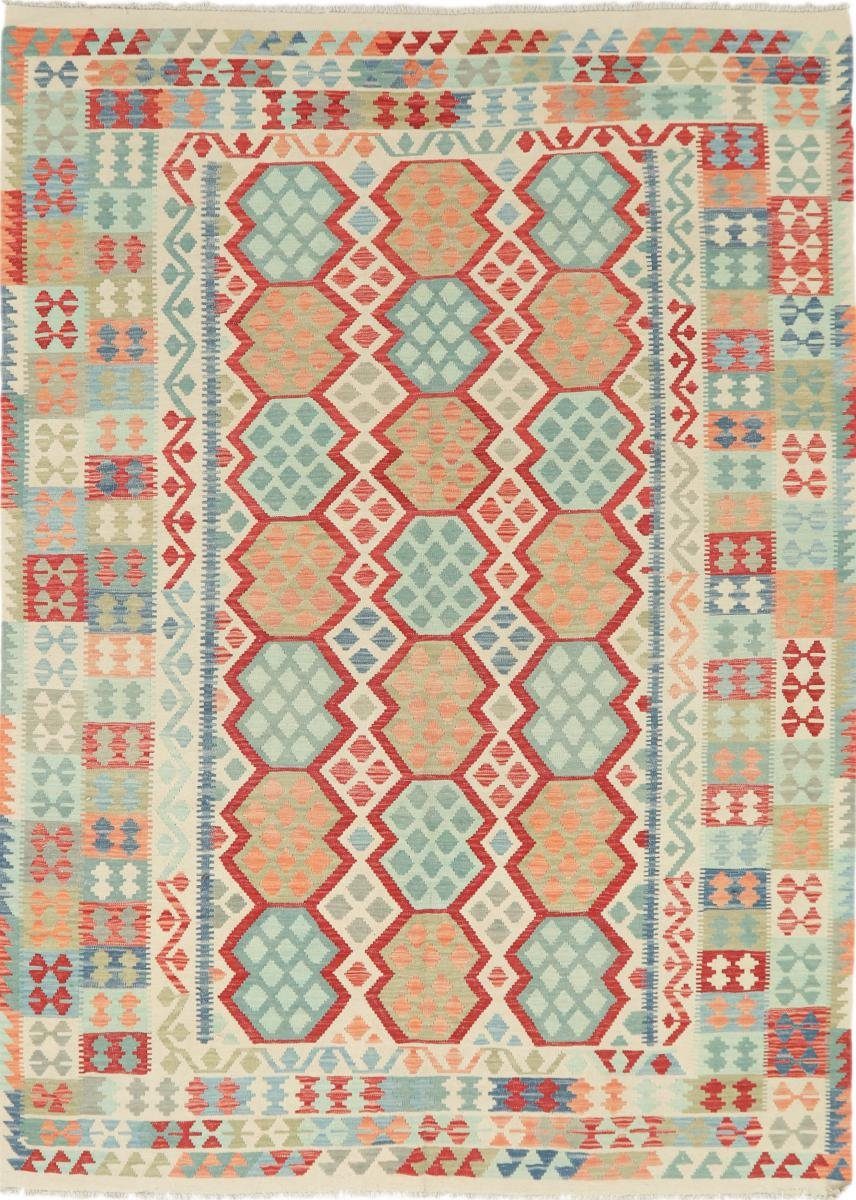 Orientteppich Kelim Afghan Heritage 213x289 Handgewebter Moderner Orientteppich, Nain Trading, rechteckig, Höhe: 3 mm