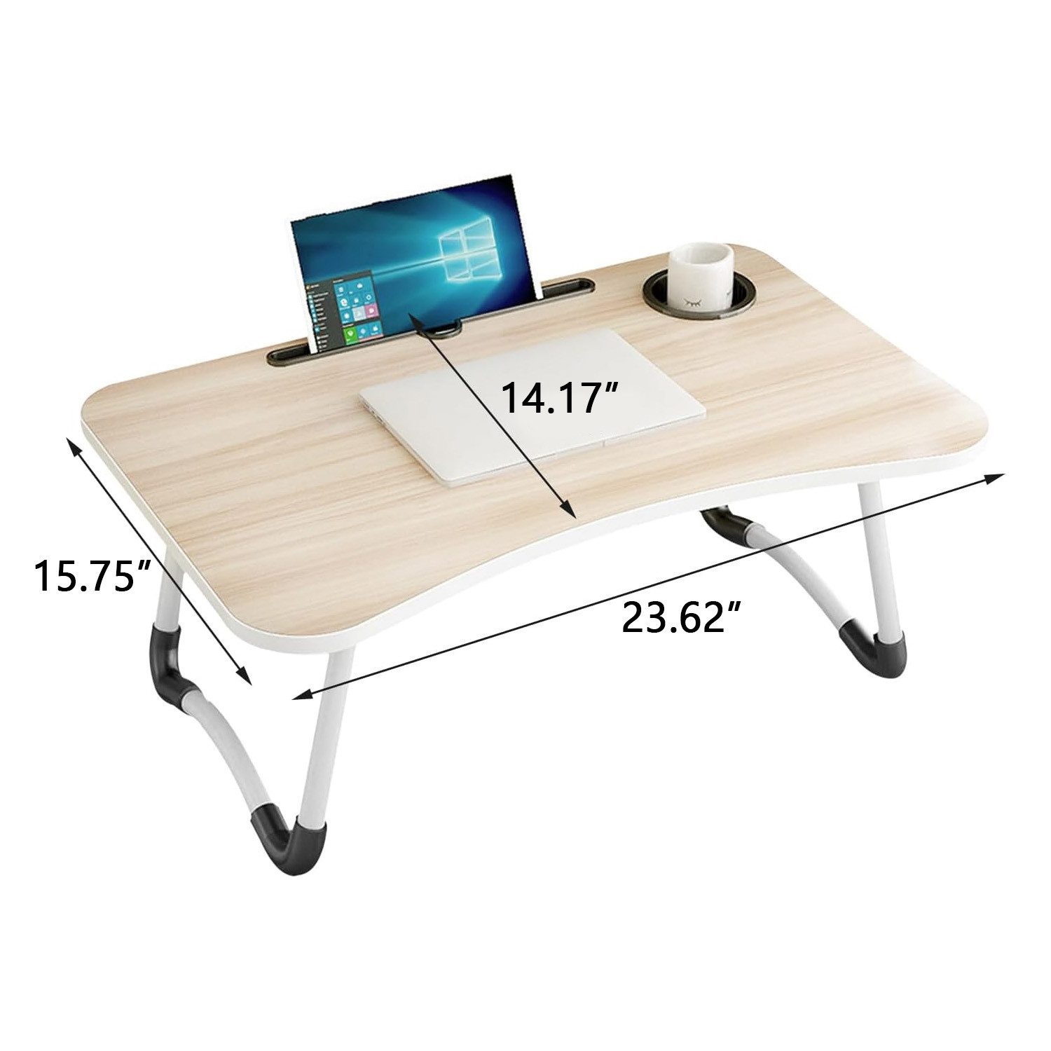 Youyijia Wickeltisch Laptoptisch Betttisch Laptopständer Bett-Schreibtisch günstig online kaufen