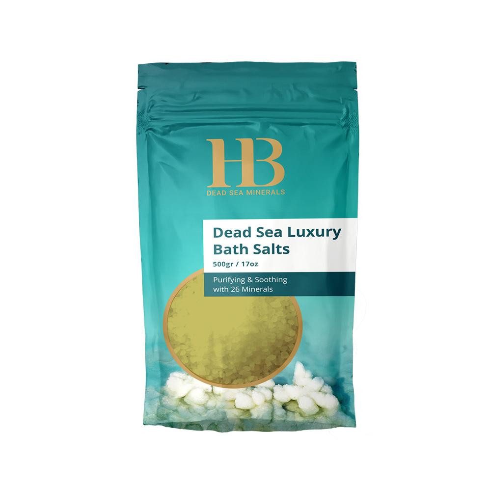 Badesalz Health&Beauty Luxus-Badesalz Totes Meer Mineralien Gelbe Vanille 500gr