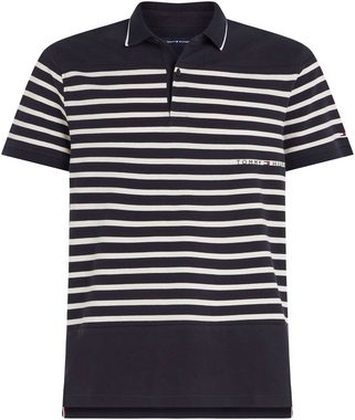 Tommy Hilfiger Poloshirt PLACED STRIPE POLO in gestreifter Optik