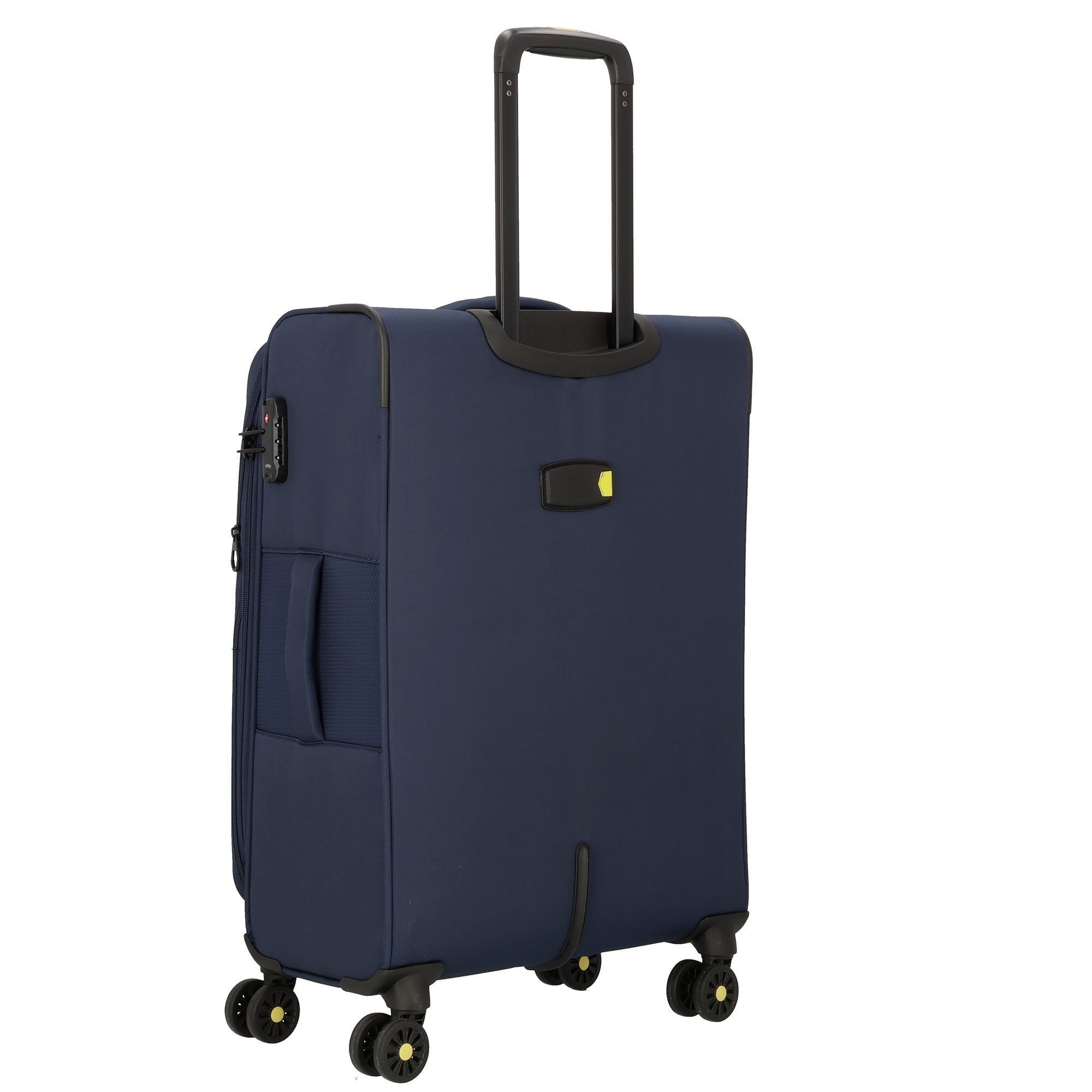 D&N Trolleyset Travel Line, 4 Rollen, (3-teilig, 3 tlg), Nylon