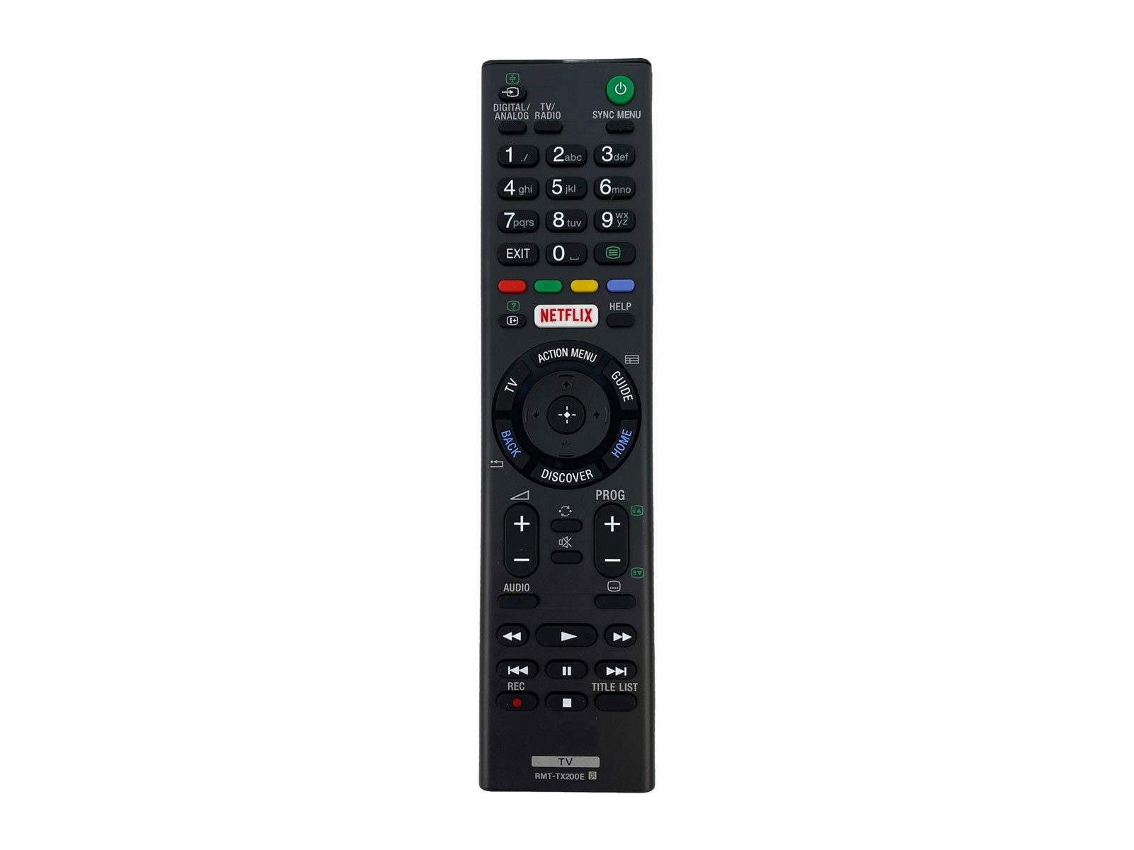 azurano Ersatz für SONY RMT-TX200E 149316111 Universal-Smart-TV-Fernbedienung