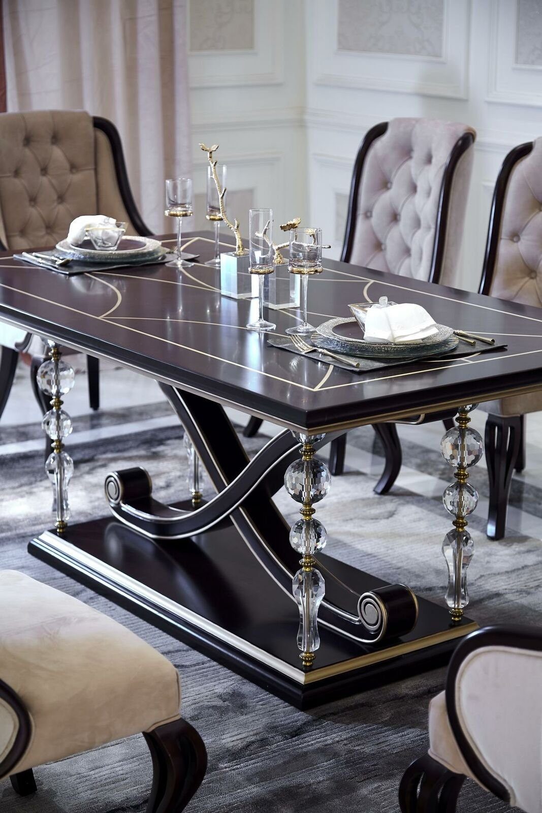 JVmoebel Esstisch, Tisch Esszimmer Wohnzimmer Design Möbel Luxus Tische