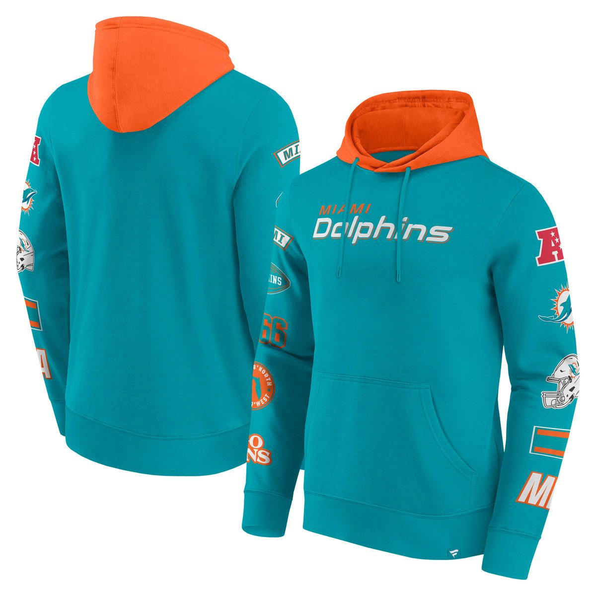 Fanatics Kapuzenpullover Fanatics Hoodie Miami Dolphins Patched Out Fleece