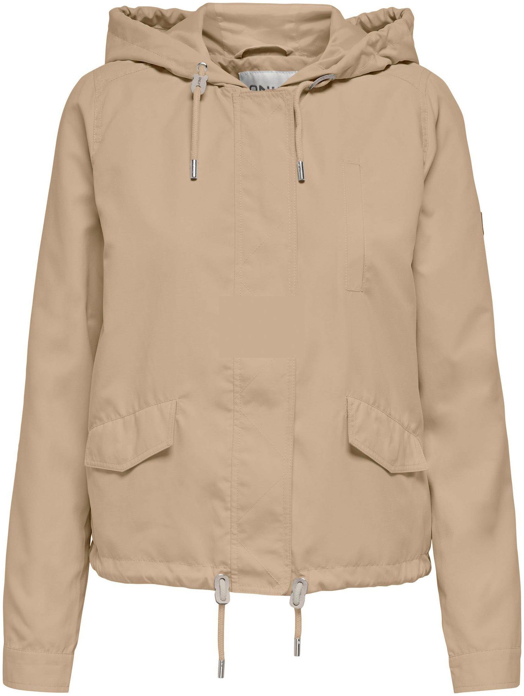 ONLY Onlnewlorca Spring Canvas Parka CC Otw Women's Parka, Blue Blizzard, S