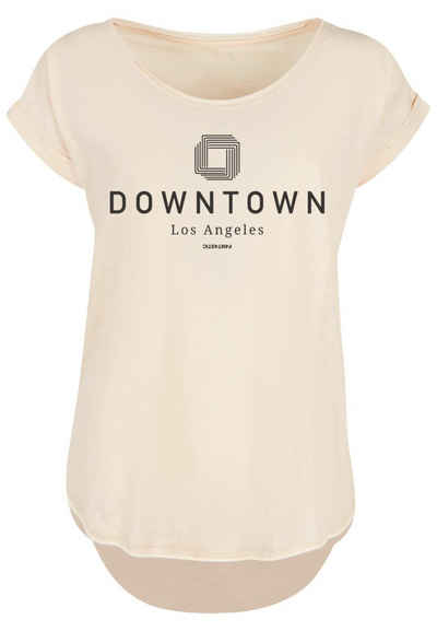 F4NT4STIC T-Shirt PLUS SIZE Downtown LA Muster Print
