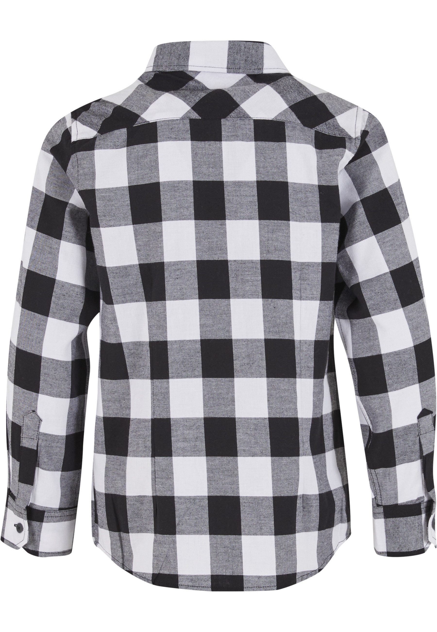 URBAN CLASSICS Langarm-Poloshirt Urban Classics Herren Boys Checked Flanell Shirt (1-tlg) – Bild 2 von 3