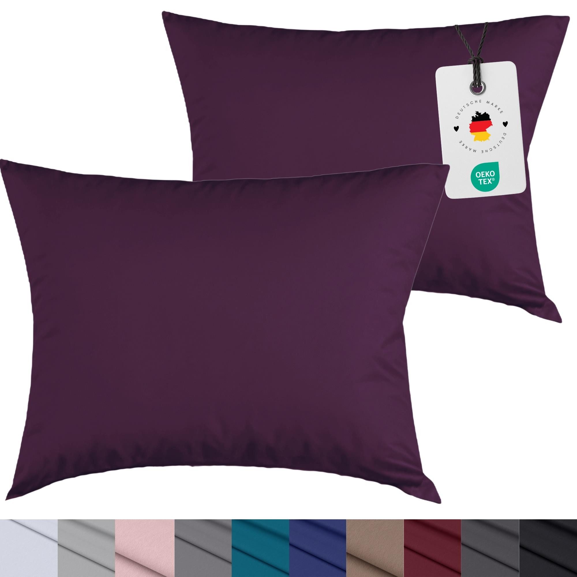 Carpe Sonno Kissenbezug 40x40 40x80 80x80 80x40 2er Set Kissenhülle Mikrofa günstig online kaufen