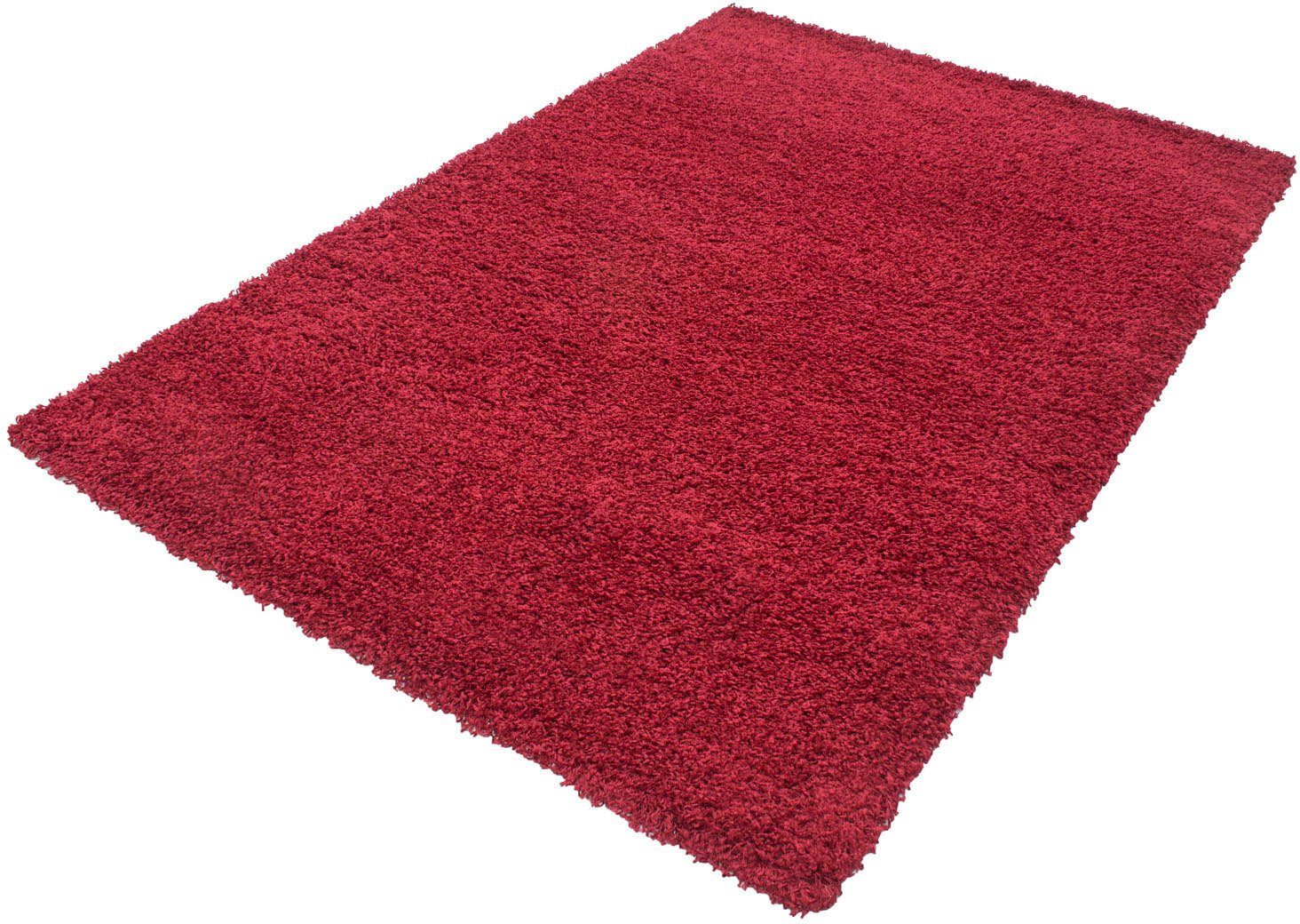 Teppiche, Farbauswahl, Langflor, rechteckig, Ayyildiz 1500, auch Life robust, in Shaggy als Höhe: uni, und Läufer Hochflor-Teppich mm, rund rot große 30